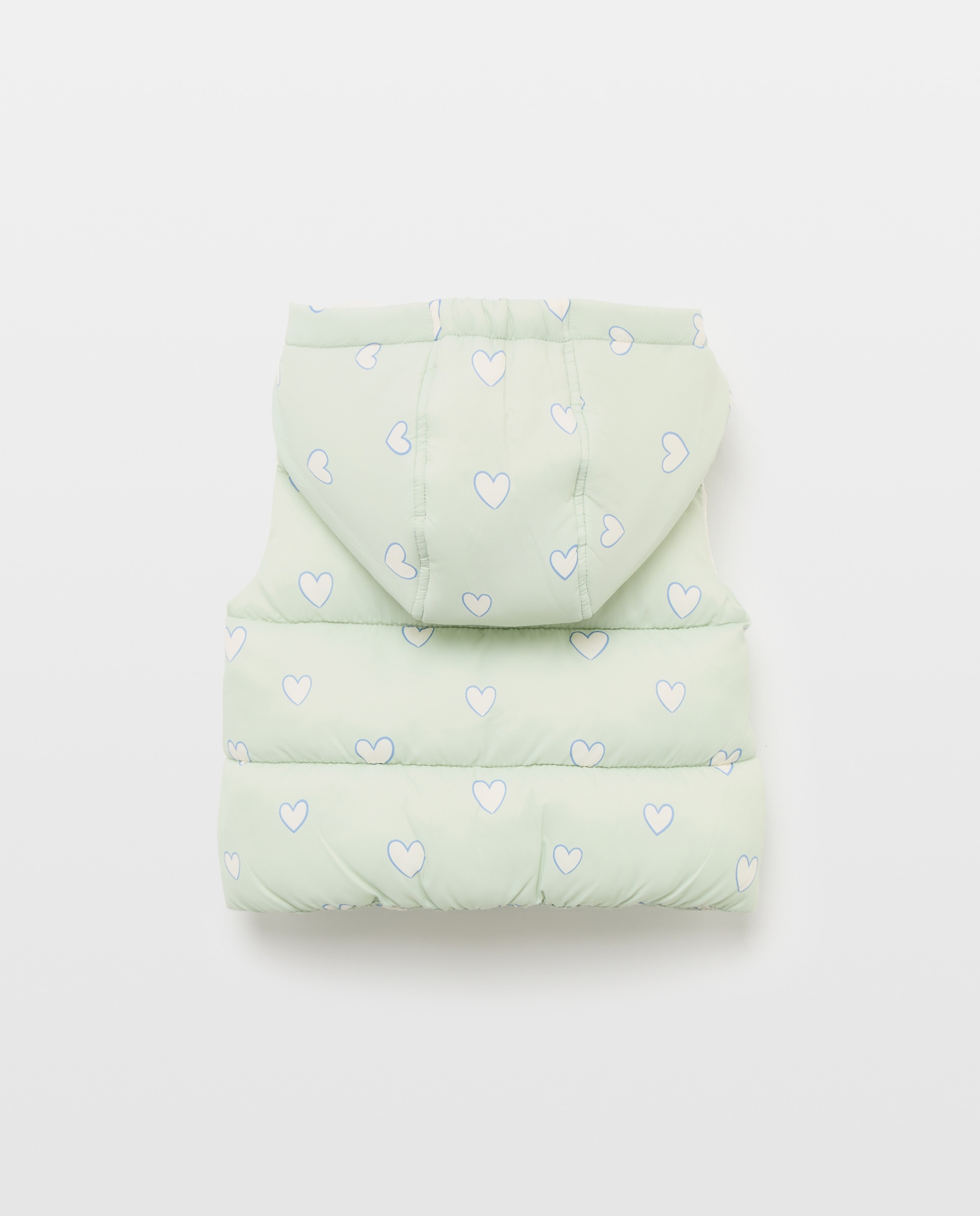 Colete Acolchoado de Bebé com Estampado de Fantasia Baby El Corte Inglés Verde-2