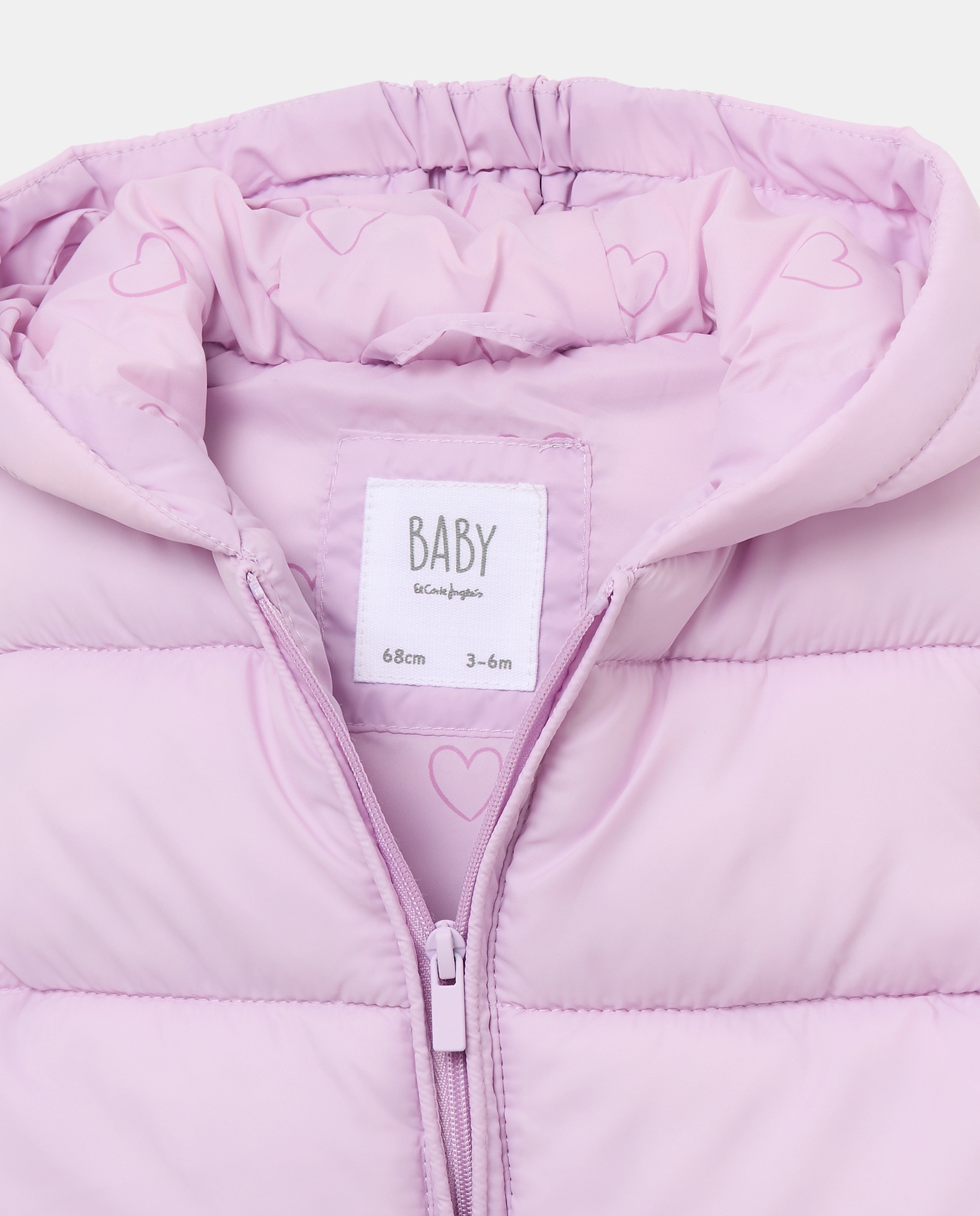 Colete Acolchoado de Bebé - Malva 282 Malva-3