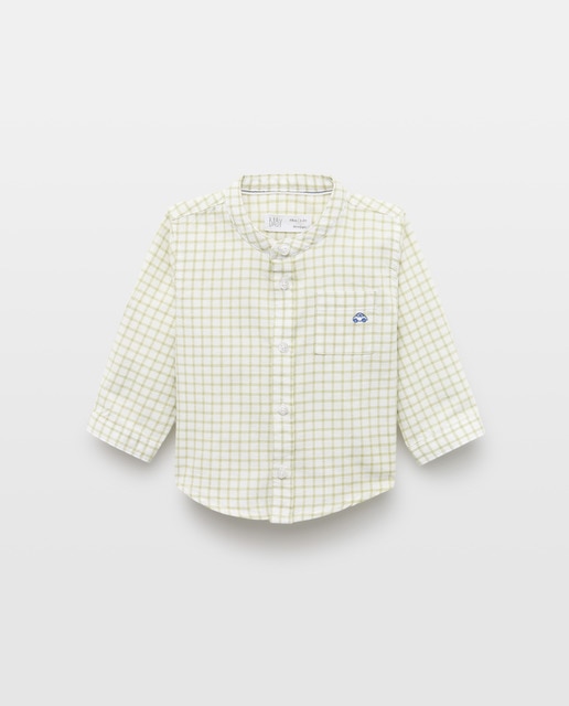 Imagem 0 de Camisa Oxford de Bebé com Manga Comprida e Gola à Padre