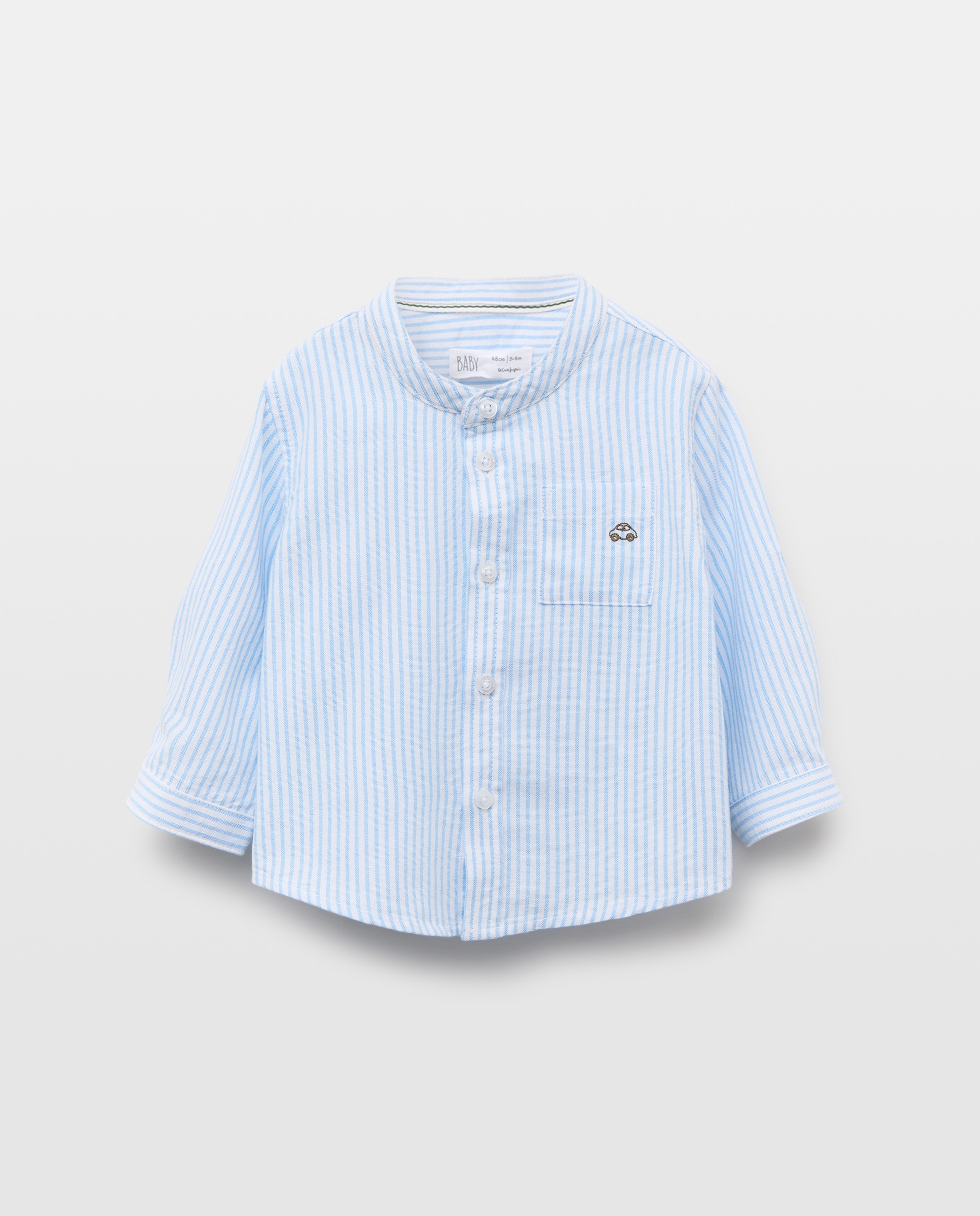 Imagem 0 de Camisa Oxford de Bebé com Manga Comprida e Gola à Padre