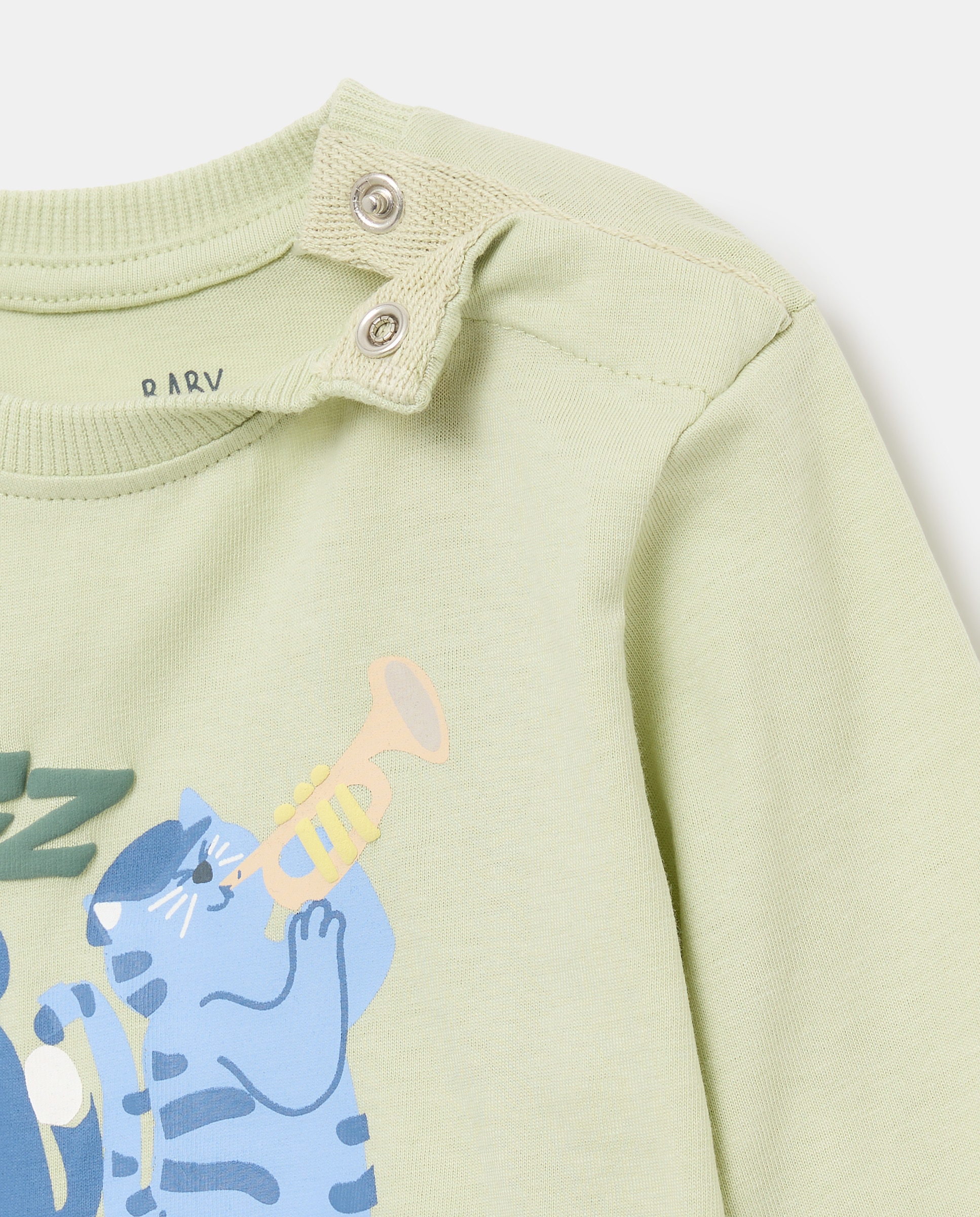 Camisola de Bebé com Manga Comprida Baby El Corte Inglés 510 Verde Claro-3