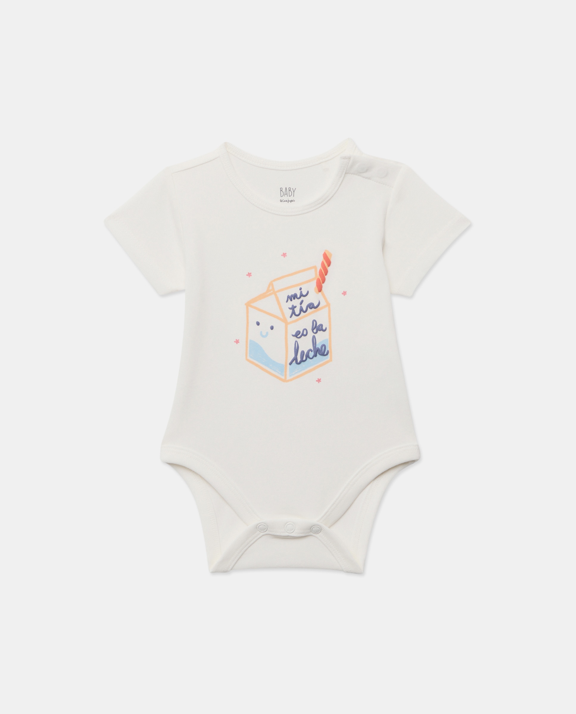 Imagem 0 de Body de Bebé com Mensagem >"Mi Tía es La Leche"