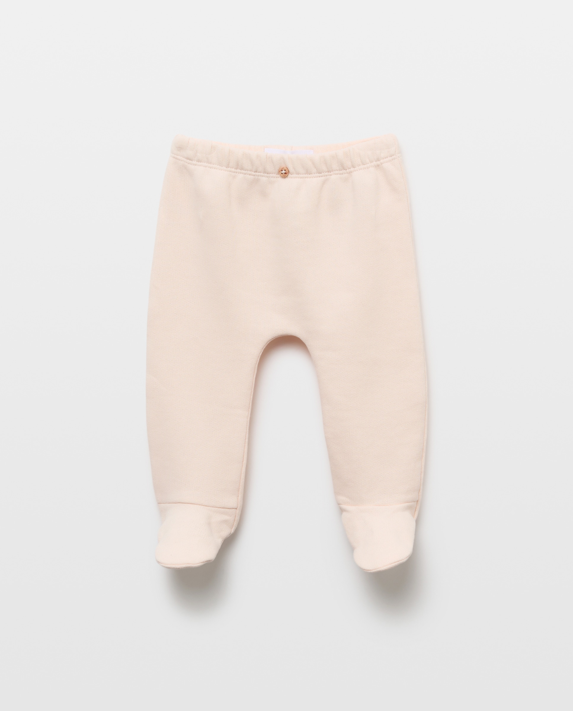 Conjunto de Duas Peças de Felpa de Bebé com Calças com Pés Baby El Corte Inglés 200 Rosa-4