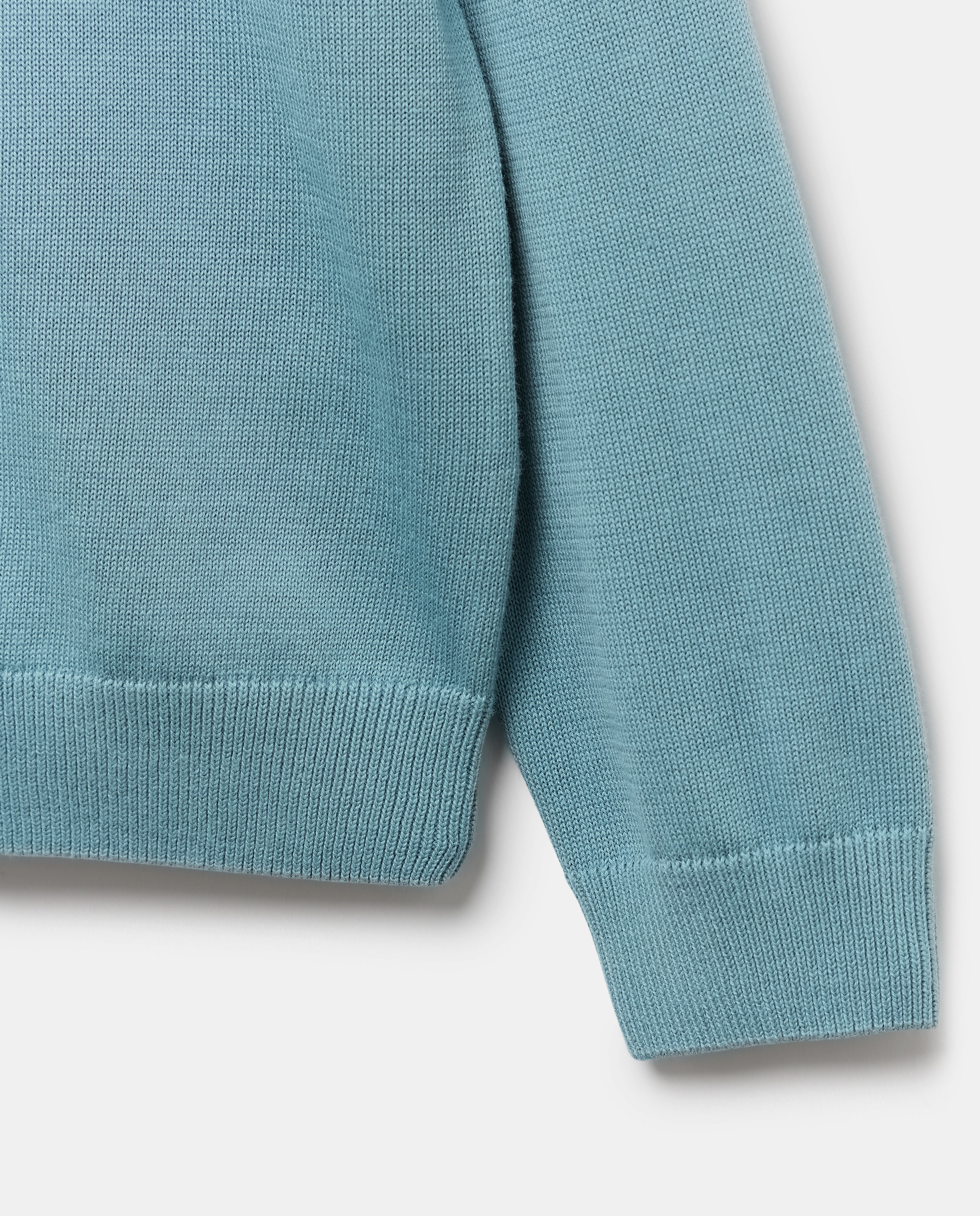 Jersey de niño cuello pico Verde Pato-3