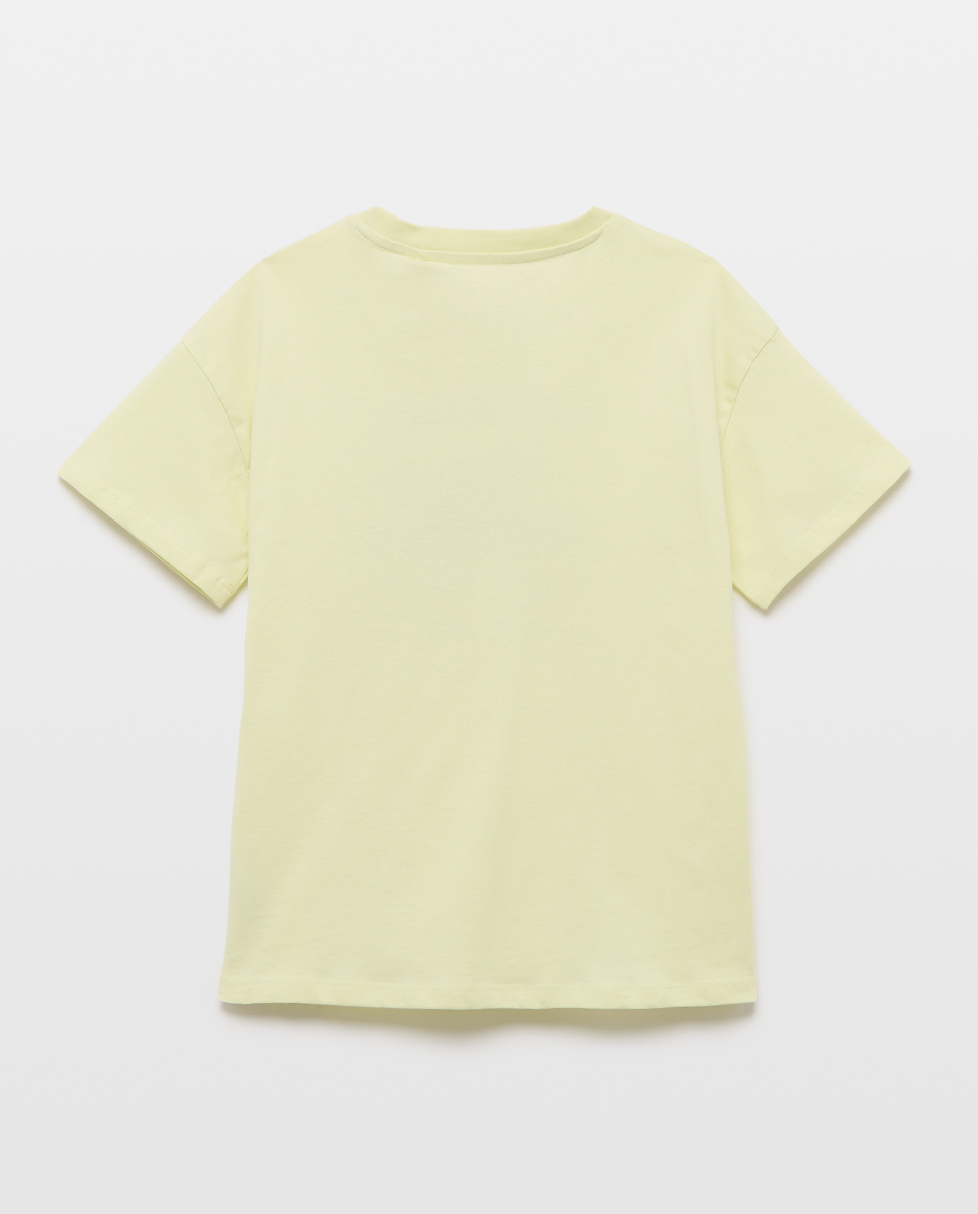 Camiseta de niño estampada manga corta Pistacho-2