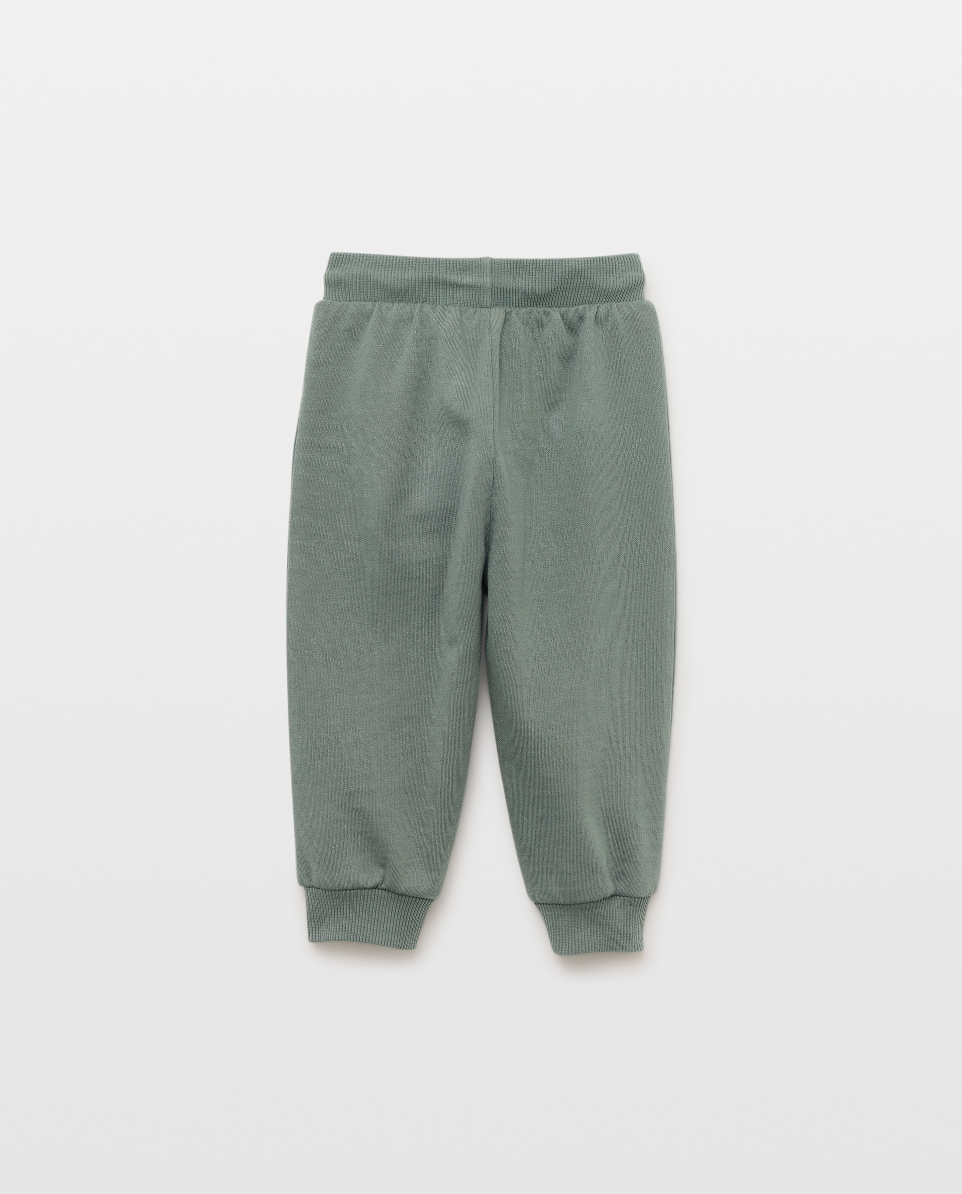 Pantalón de bebé felpa 530 Verde oscuro-2