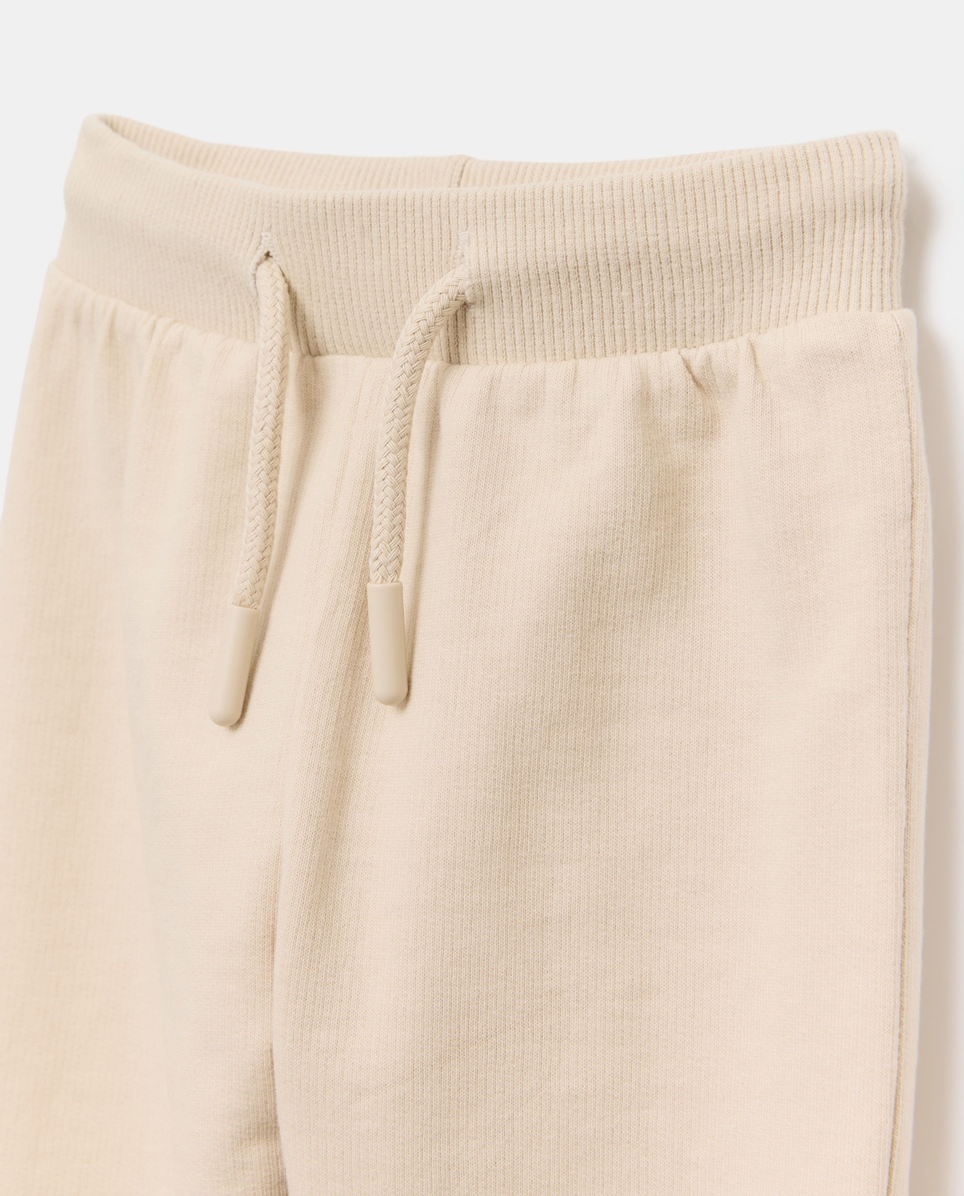 Pantalón de bebé felpa Beige-3