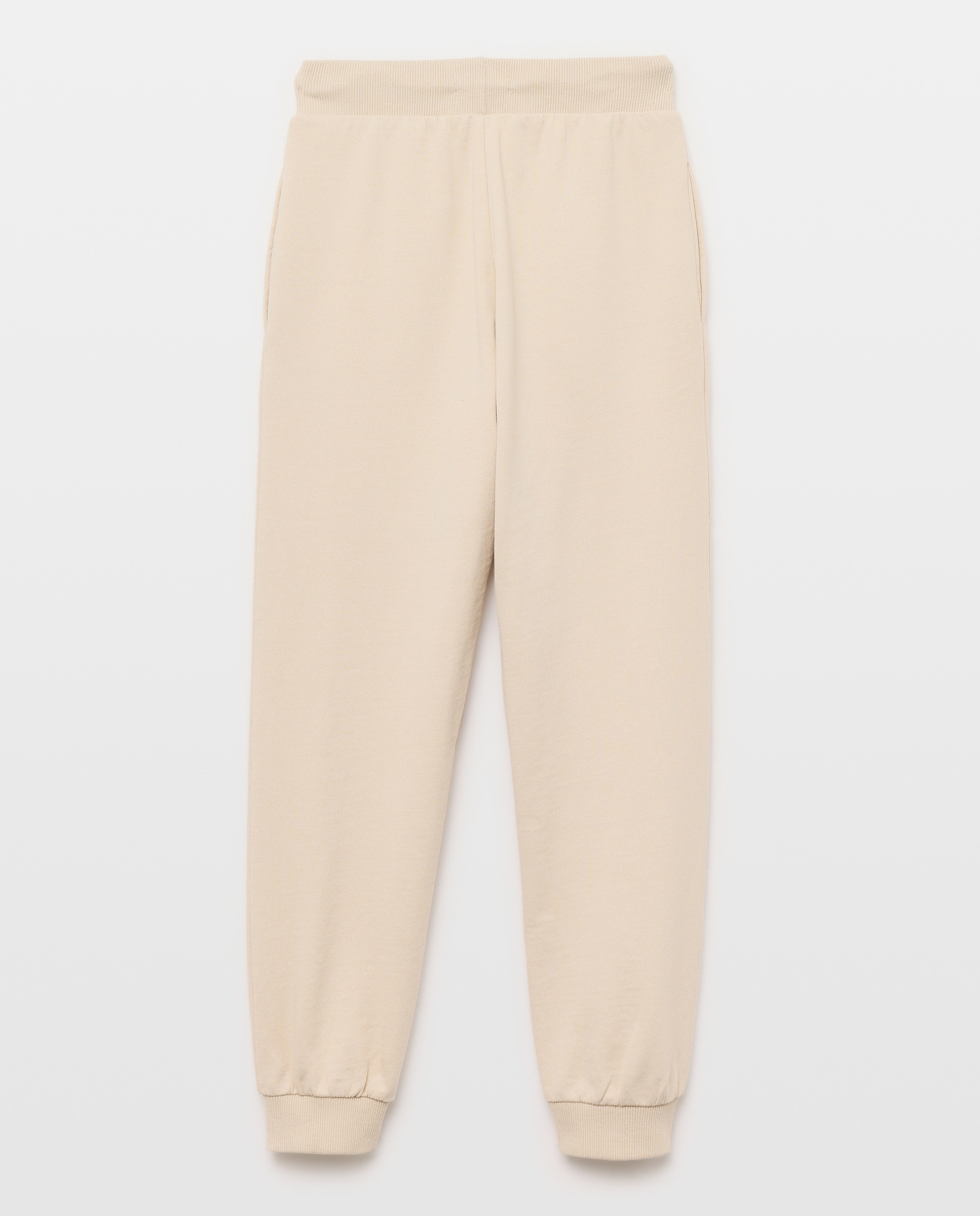 Pantalón de niño felpa Beige-2