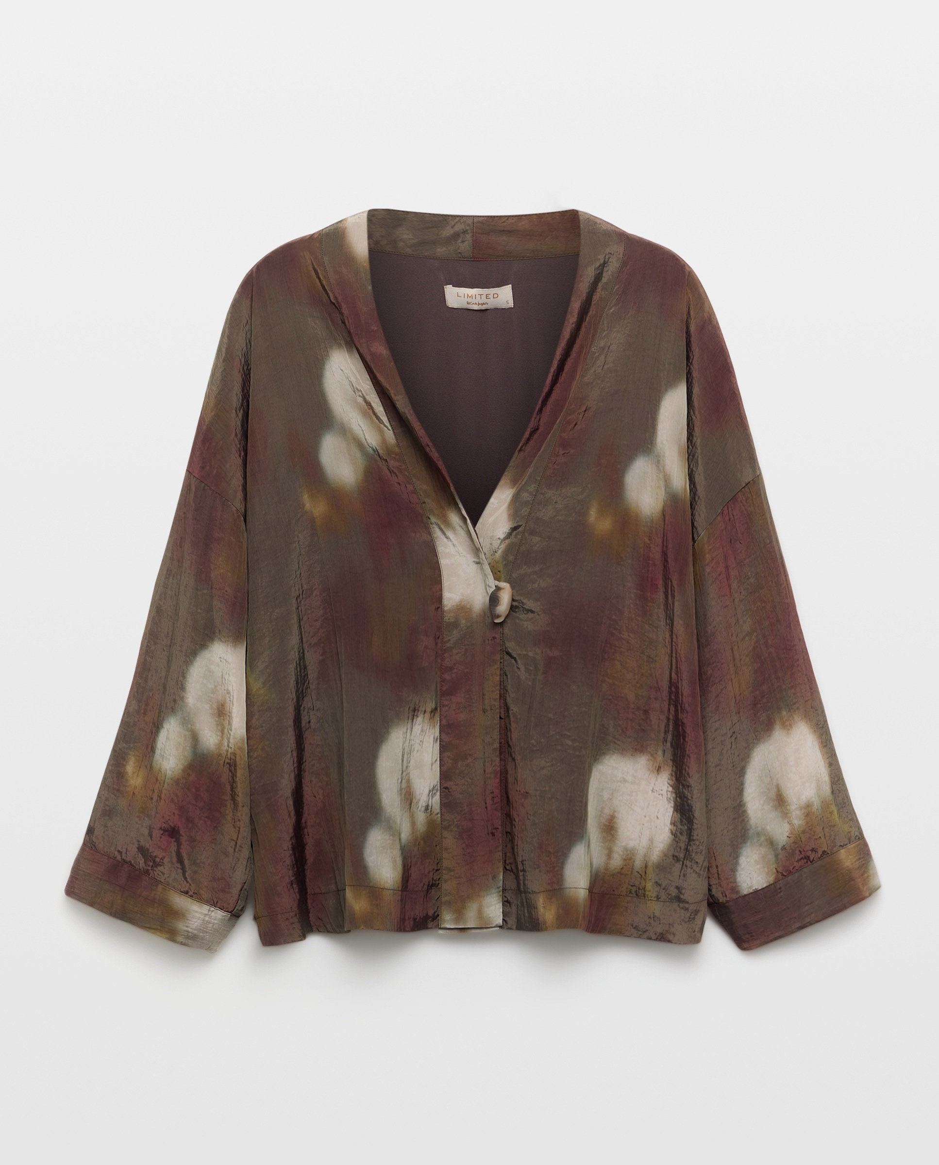 Imagem 0 de Kimono com Estampado Floral Esbatido