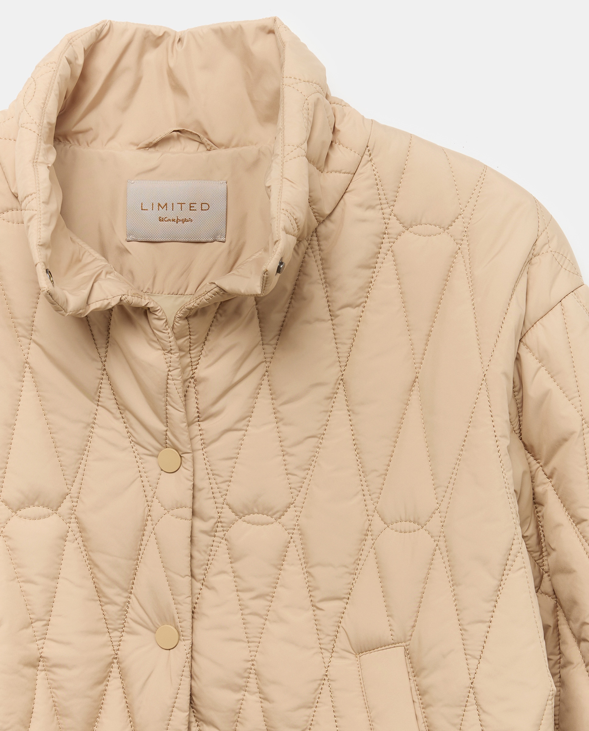 Casacão Acolchoado Ligeiro Curto 120 Cru-7