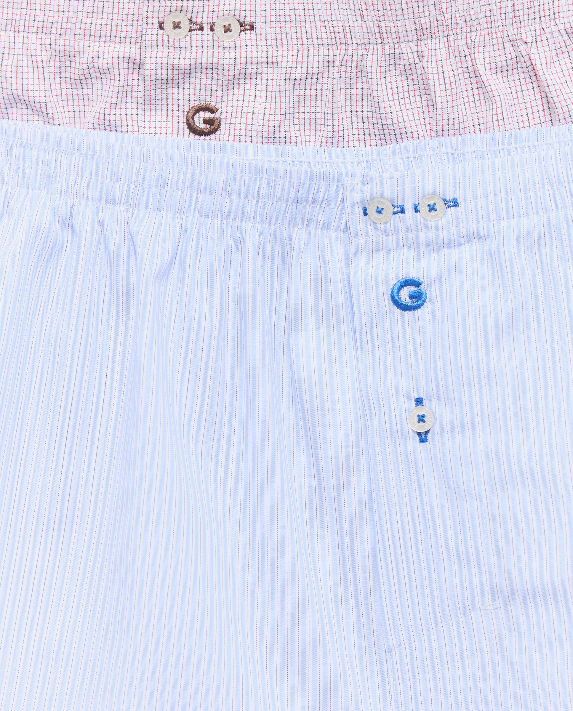 Pack de Dois Boxers em Tecido Azul-3