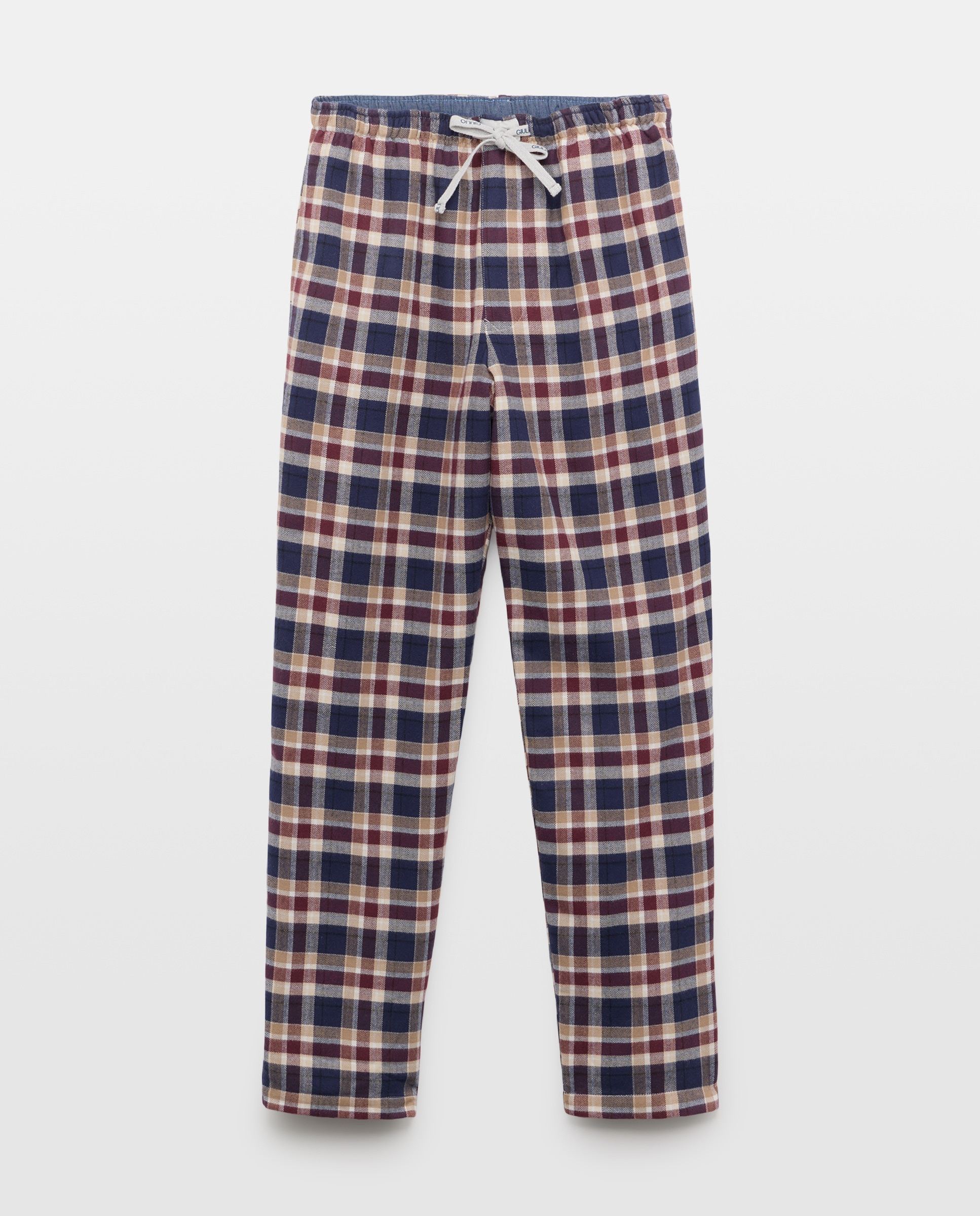 Calças de Flanela Multicolor-4