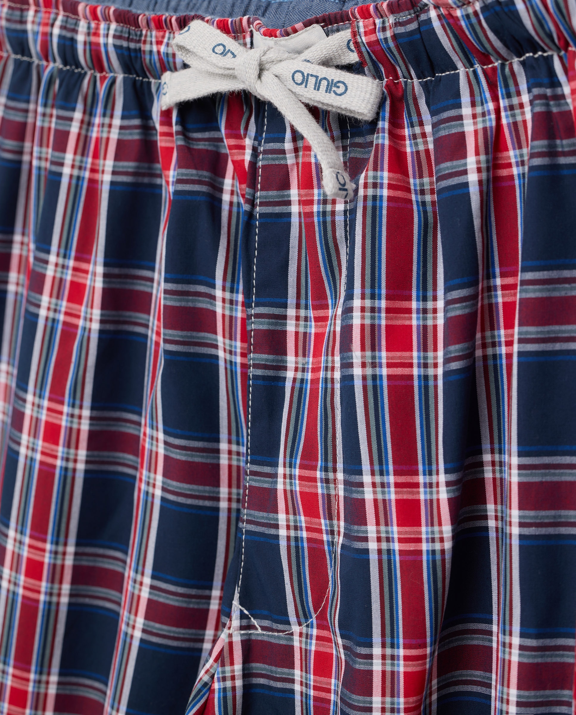 Calças de Tecido Multicolor-5