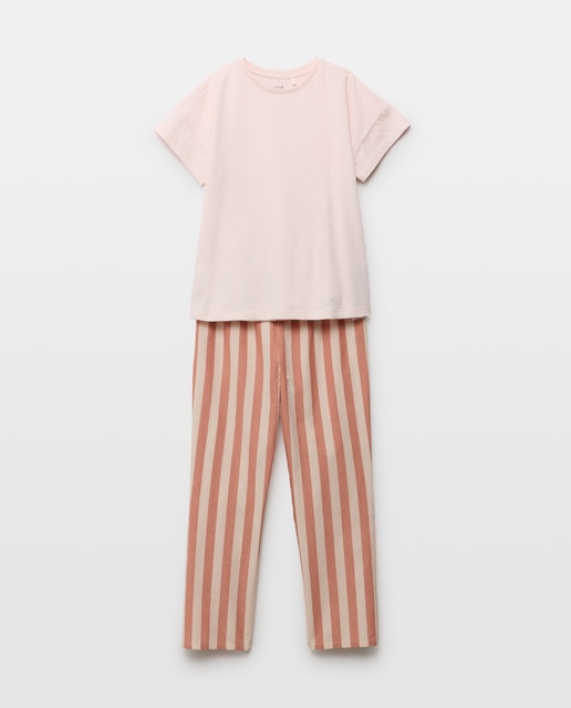 Imagen 0 de Pijama de niña pantalón largo camiseta manga corta