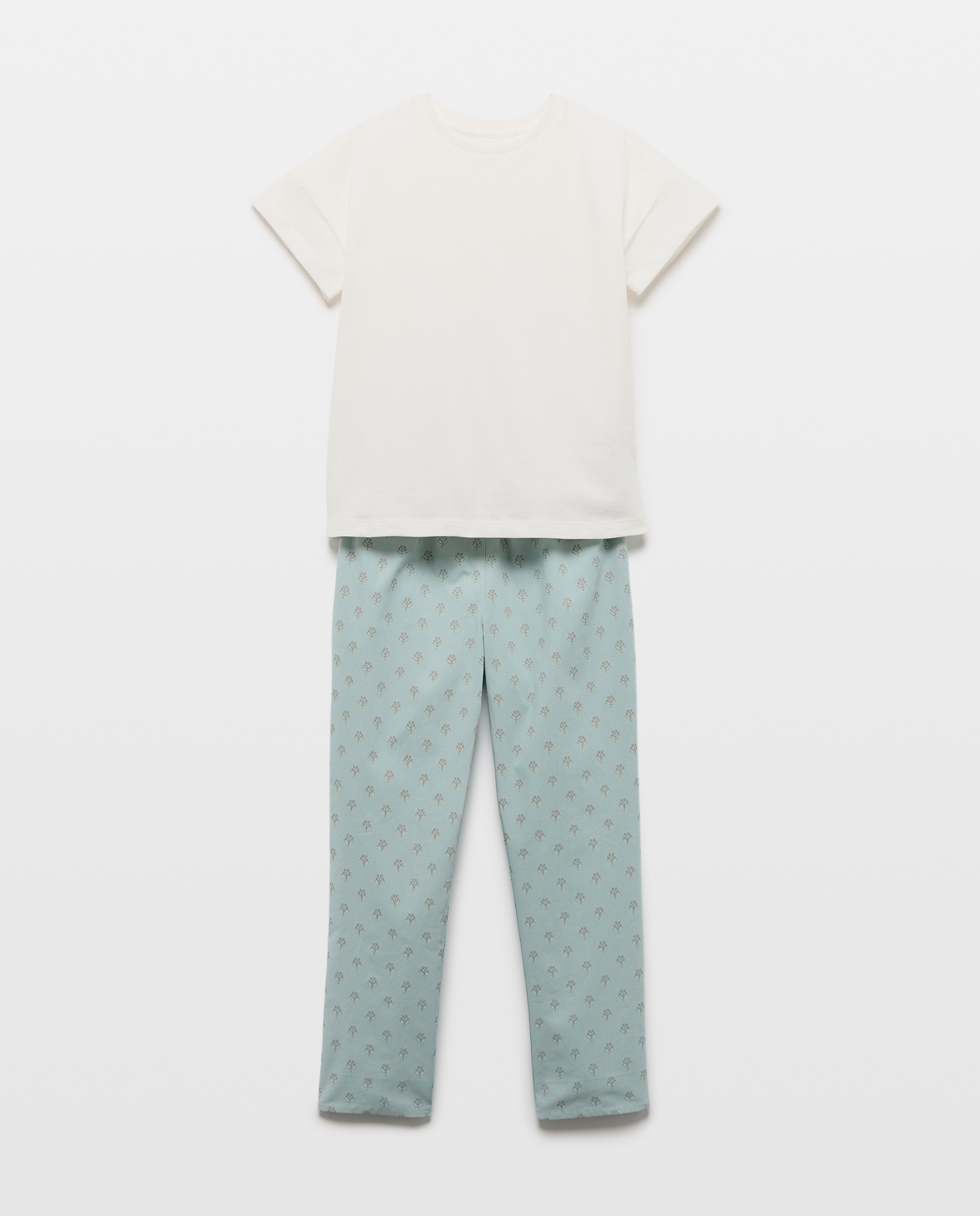 Imagen 0 de Pijama de niña pantalón largo camiseta manga corta