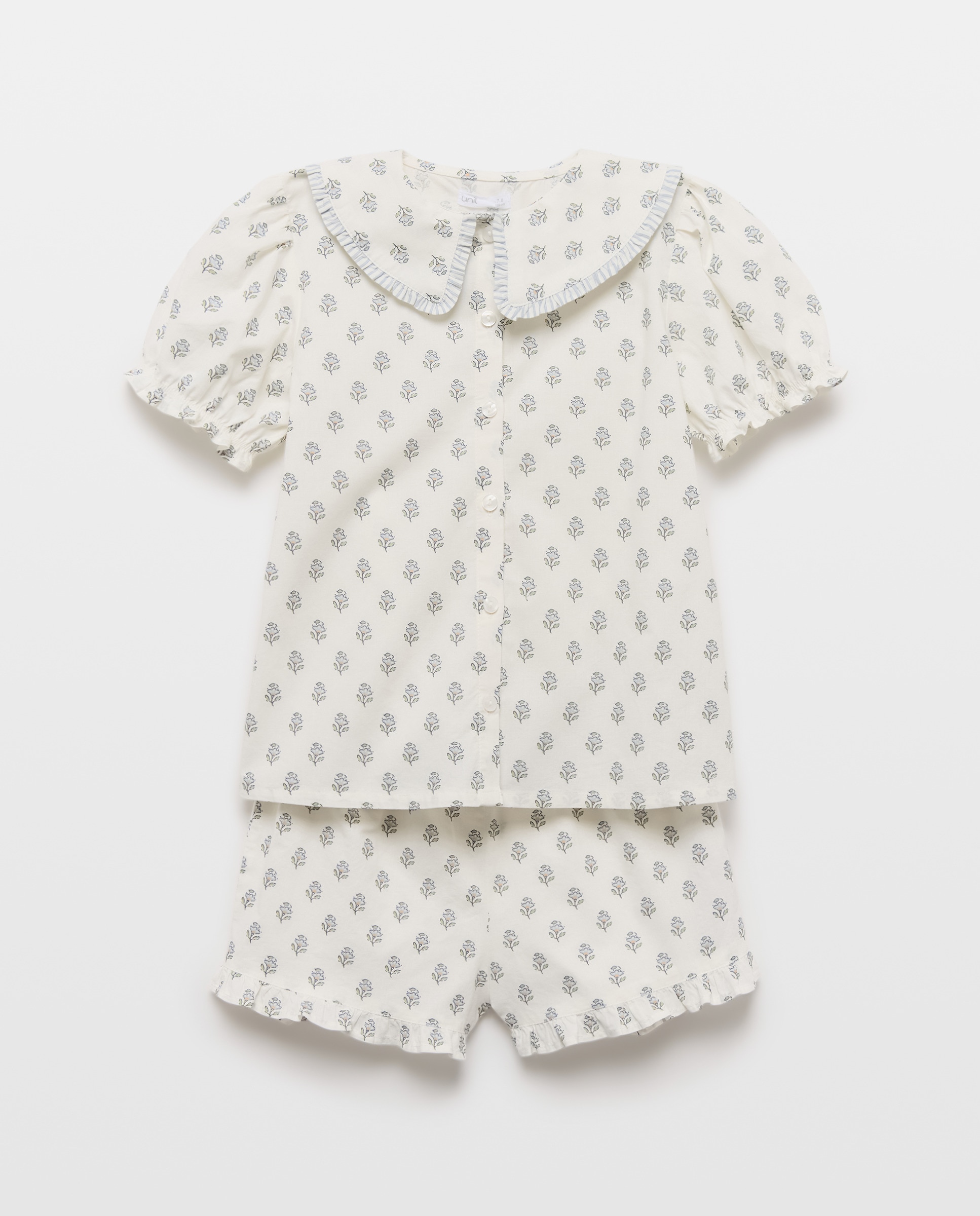 Imagen 0 de Pijama de niña de popelin corto