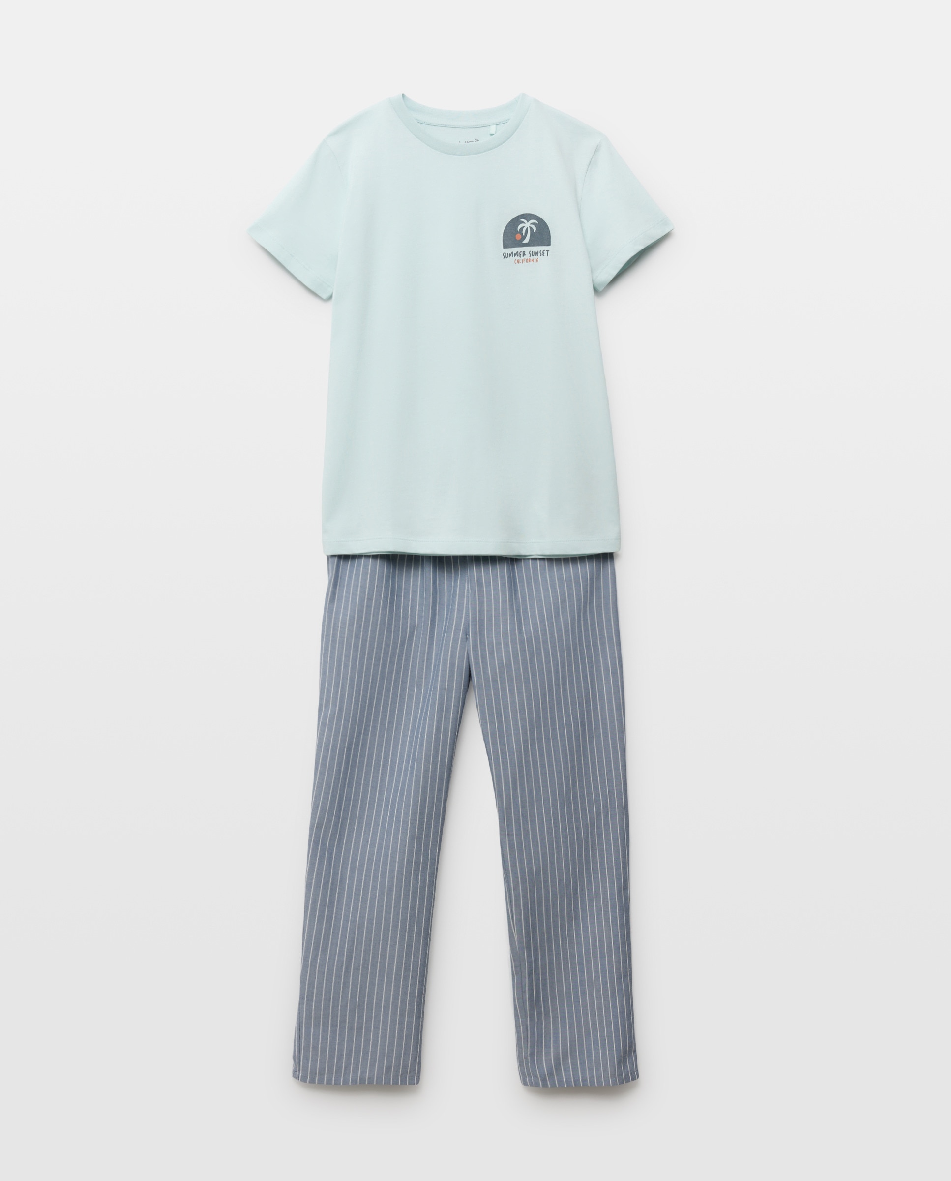 Imagen 0 de Pijama de niño pantalón largo camiseta manga corta