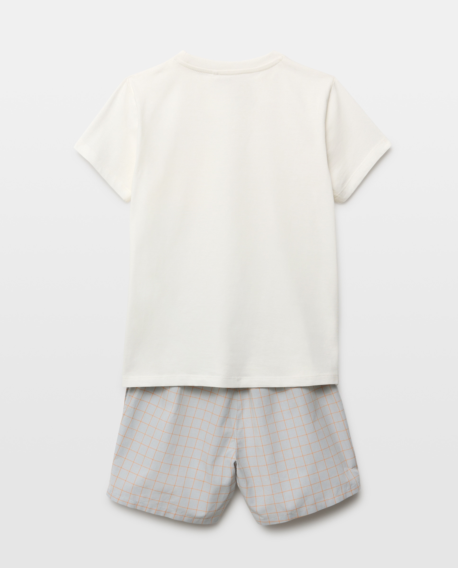 Pijama de niño combinado corto Blanco-2