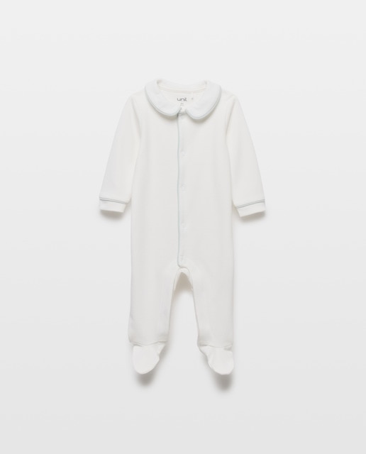 Imagen 0 de Pijama de bebé largo con contrastes