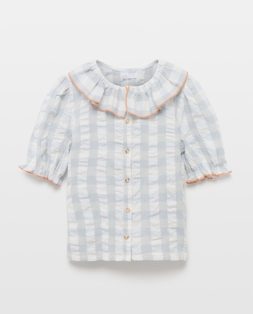 Imagen 0 de Blusa niña cuadros vichy set