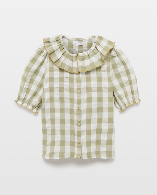 Imagen 0 de Blusa niña cuadros vichy set