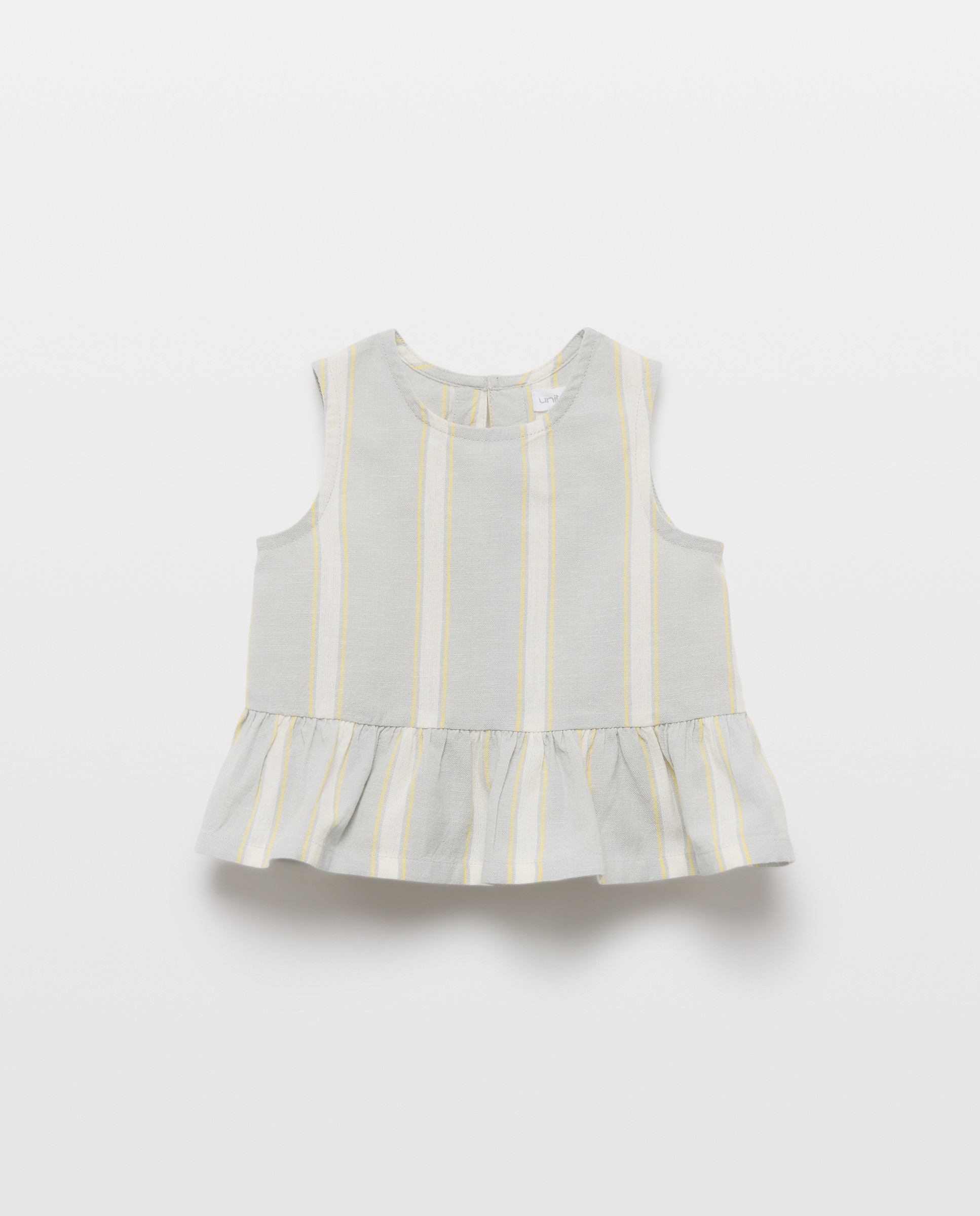 Imagen 0 de Blusa bebé niña con volante en la cintura set