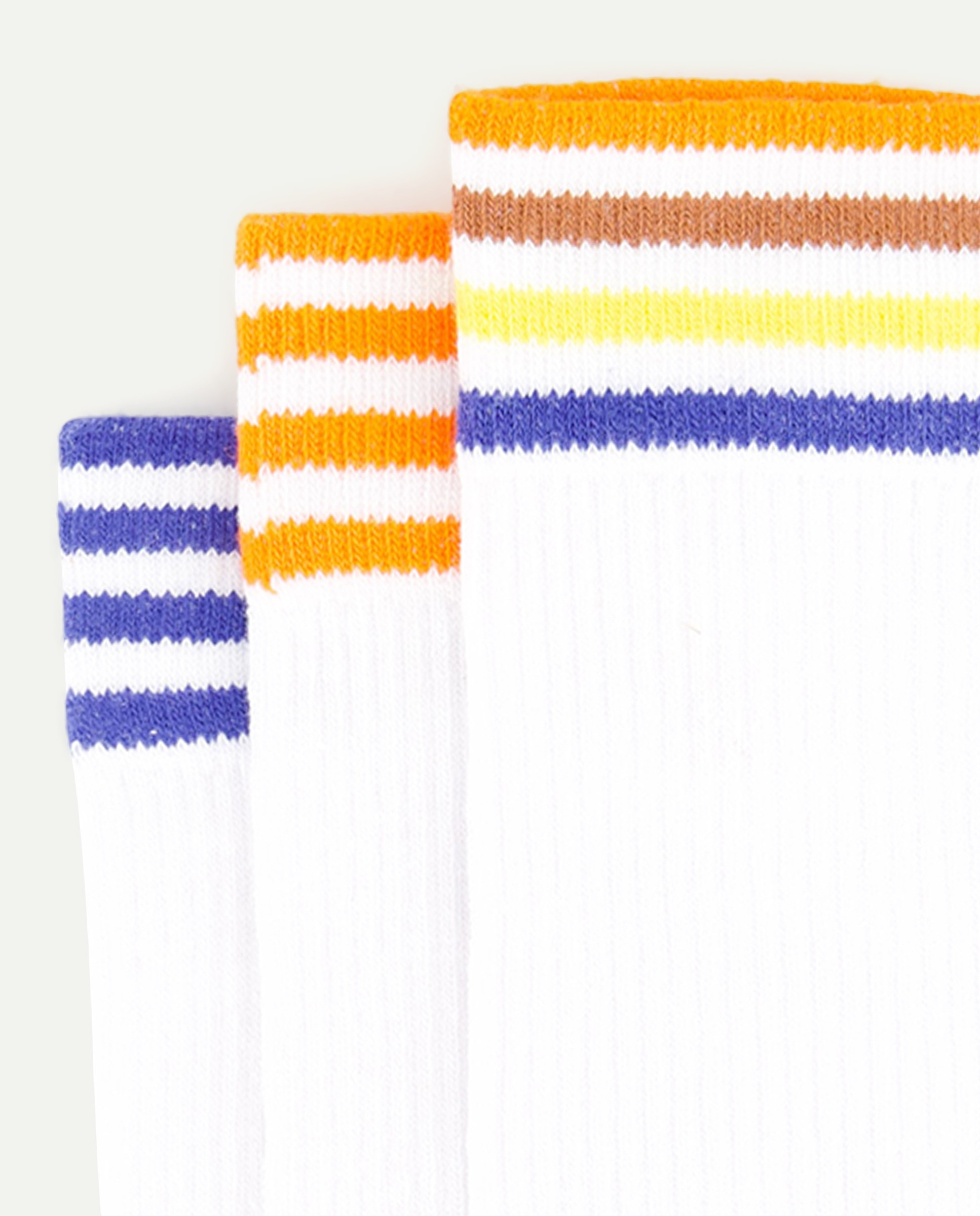 Pack de 3 Pares de Meias Desportivas Curtas Cotton Juice Branco-2