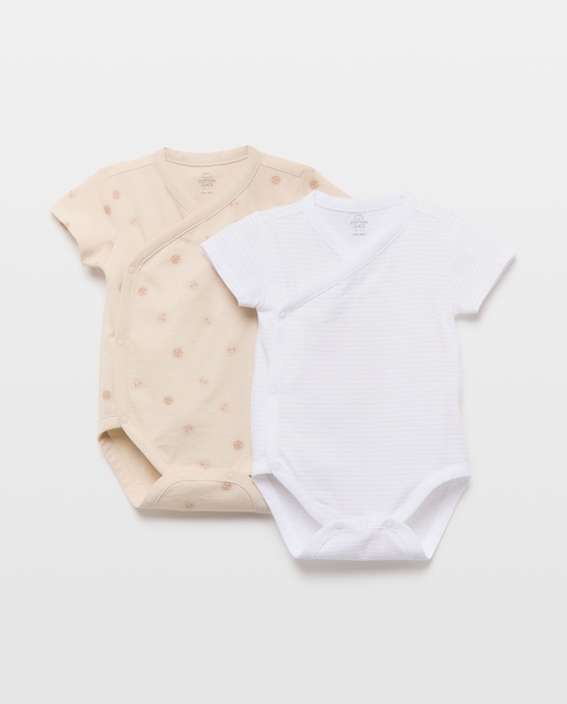 Imagem 0 de Pack de 2 Bodies Natal de Bebé com Manga Curta e Fantasia