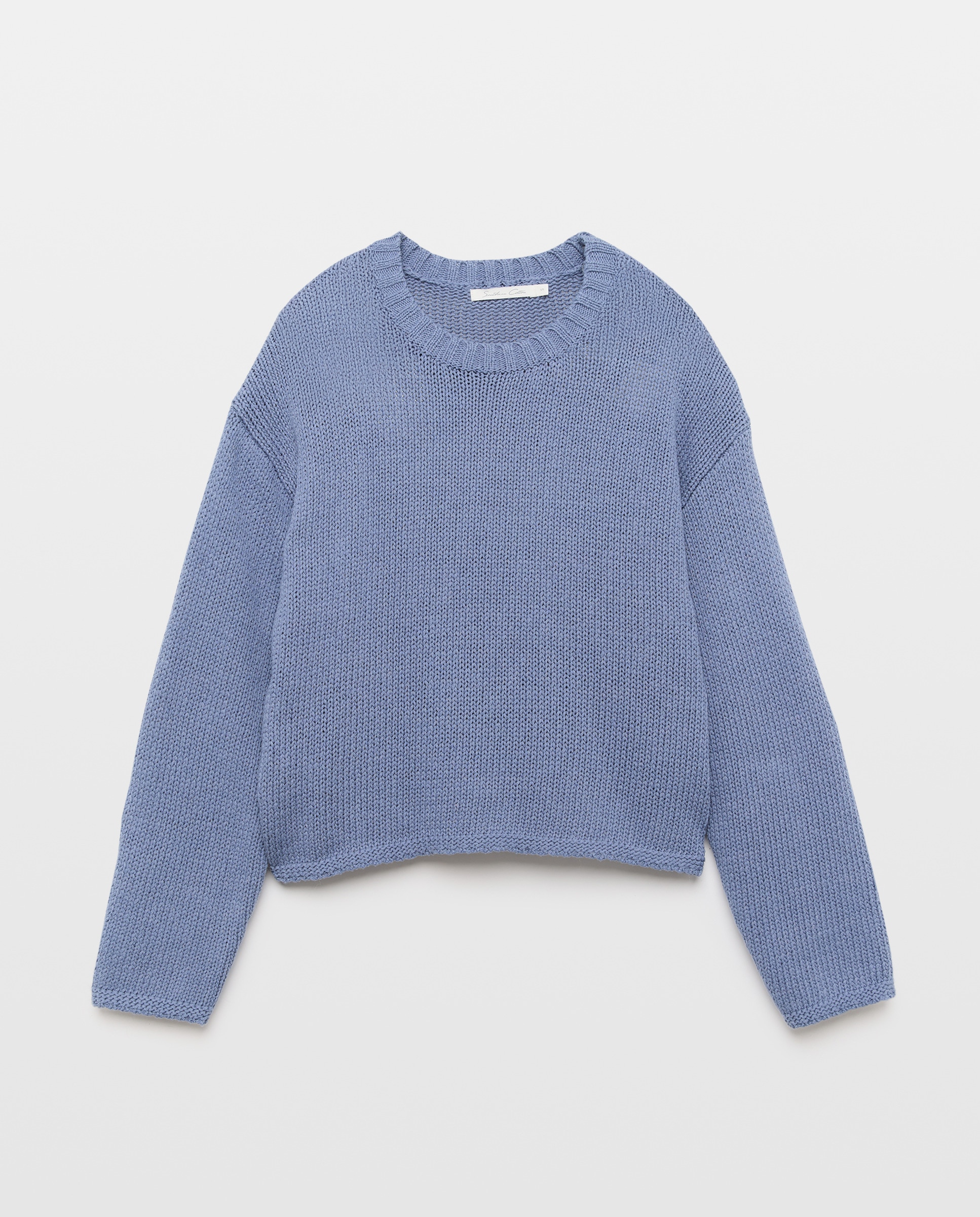 Camisola de Malha Curta com Fitas 471 Índigo-4
