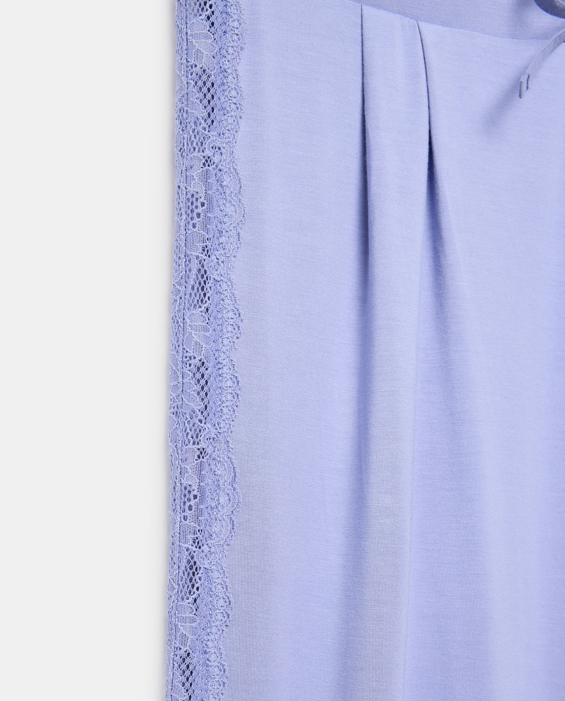 Calças de Viscose Lisas 400 Azul-5