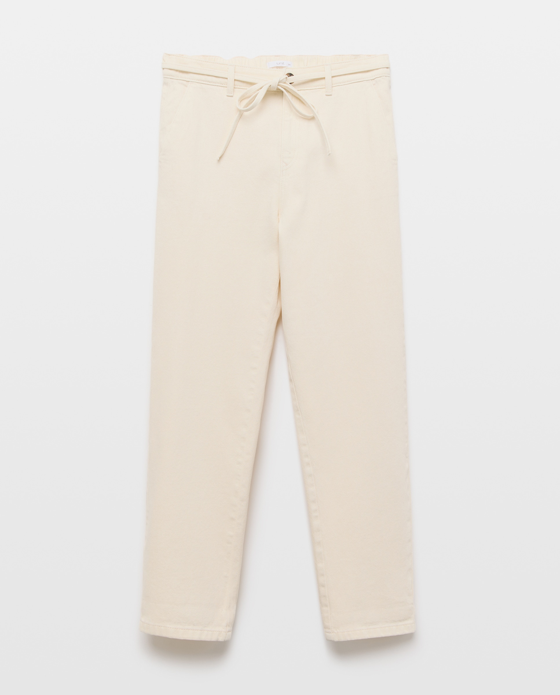 Pantalón de mujer slouchy 120 Crudo-4