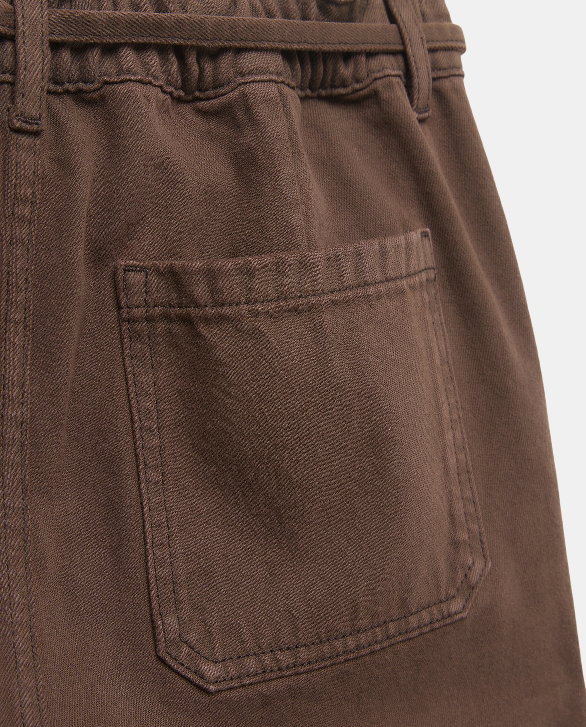 Pantalón de mujer slouchy Mostaza-5