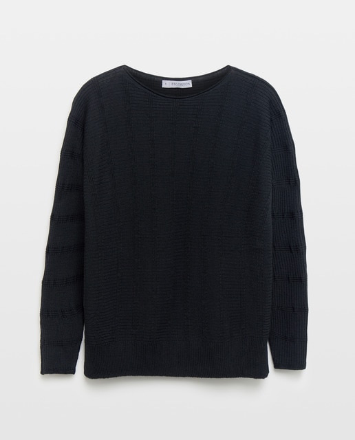 Imagen 0 de Jersey de mujer cuello barca y manga larga