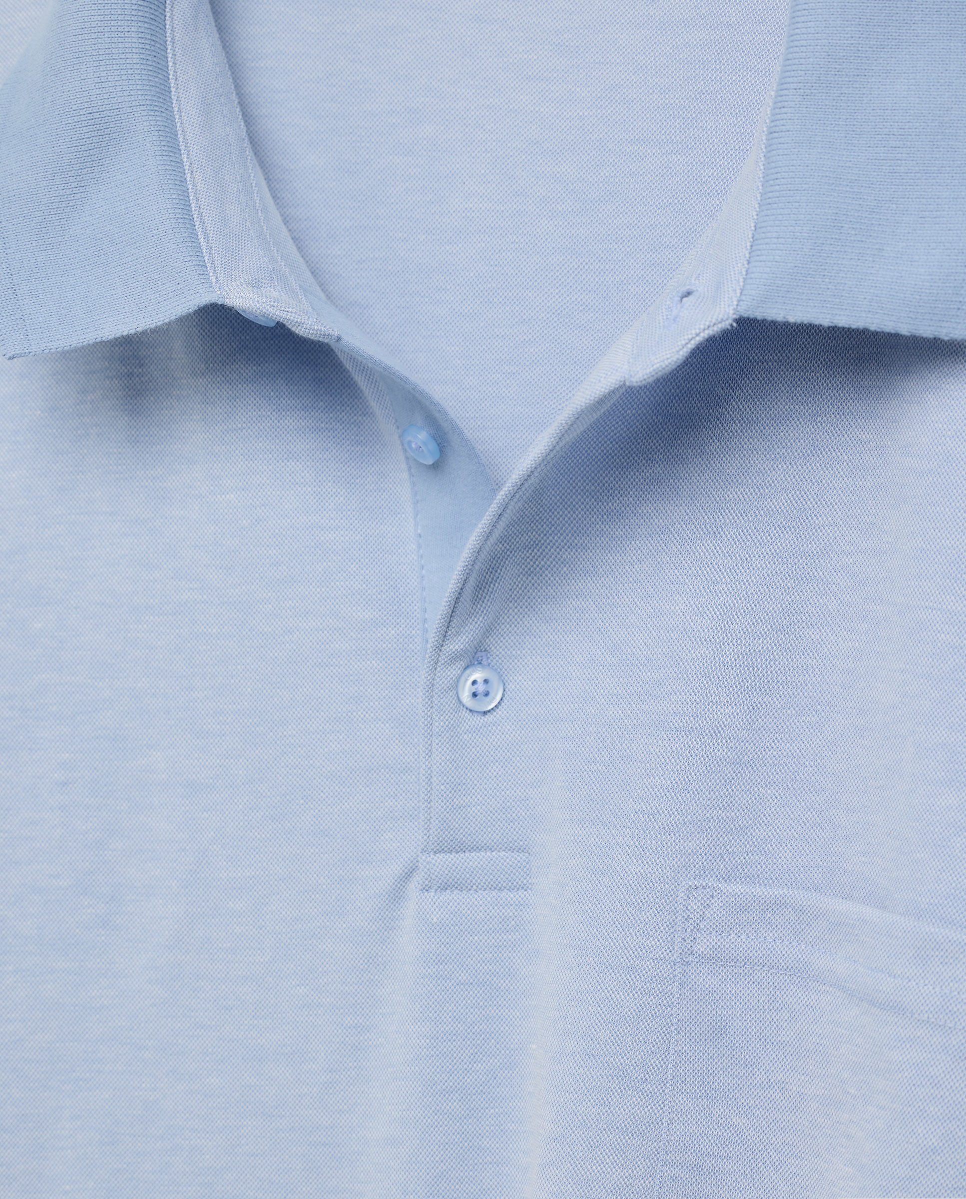 Polo Oxford com Manga Curta Tamanhos Grandes Cru-5