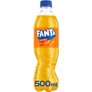 refresco de naranja con gas botella 50 cl - Fanta