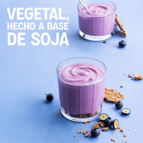 Speciality gluten-free, lactose-free soya dessert 2 cranberry + 2 red berries 4-pack units 125 g