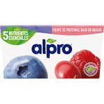 Speciality gluten-free, lactose-free soya dessert 2 cranberry + 2 red berries 4-pack units 125 g