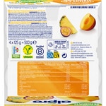 Speciality vegetarian soya dessert 2 peach + 2 pineapple and passion fruit 4-pack units 125 g gluten-free, lactose-free