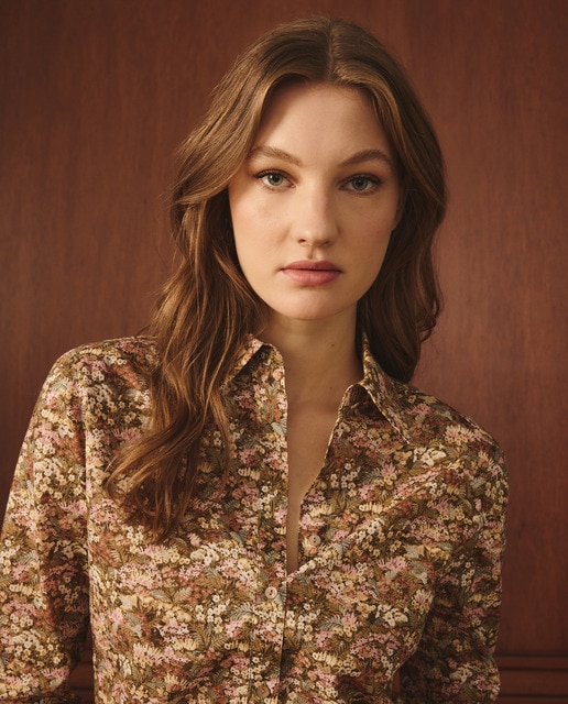 Imagem 0 de Camisa de Manga Comprida com Estampado Floral