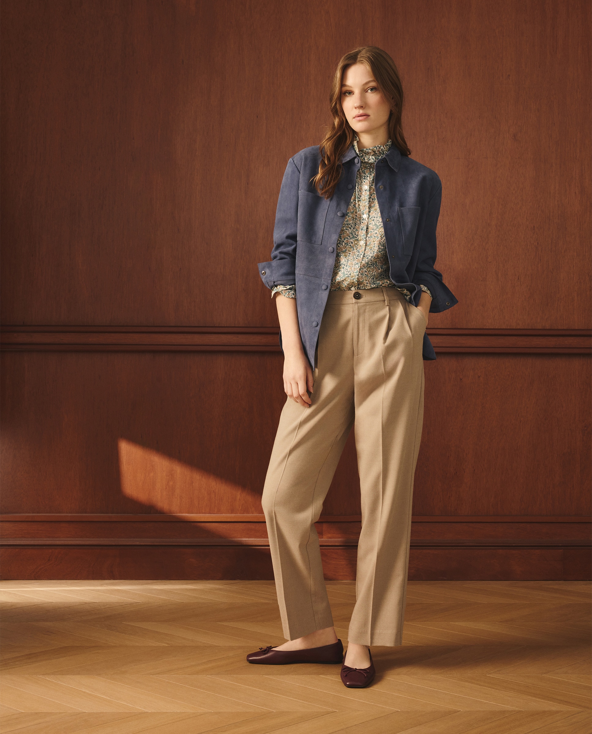 Blusa Liberty com Viscose Azul-2