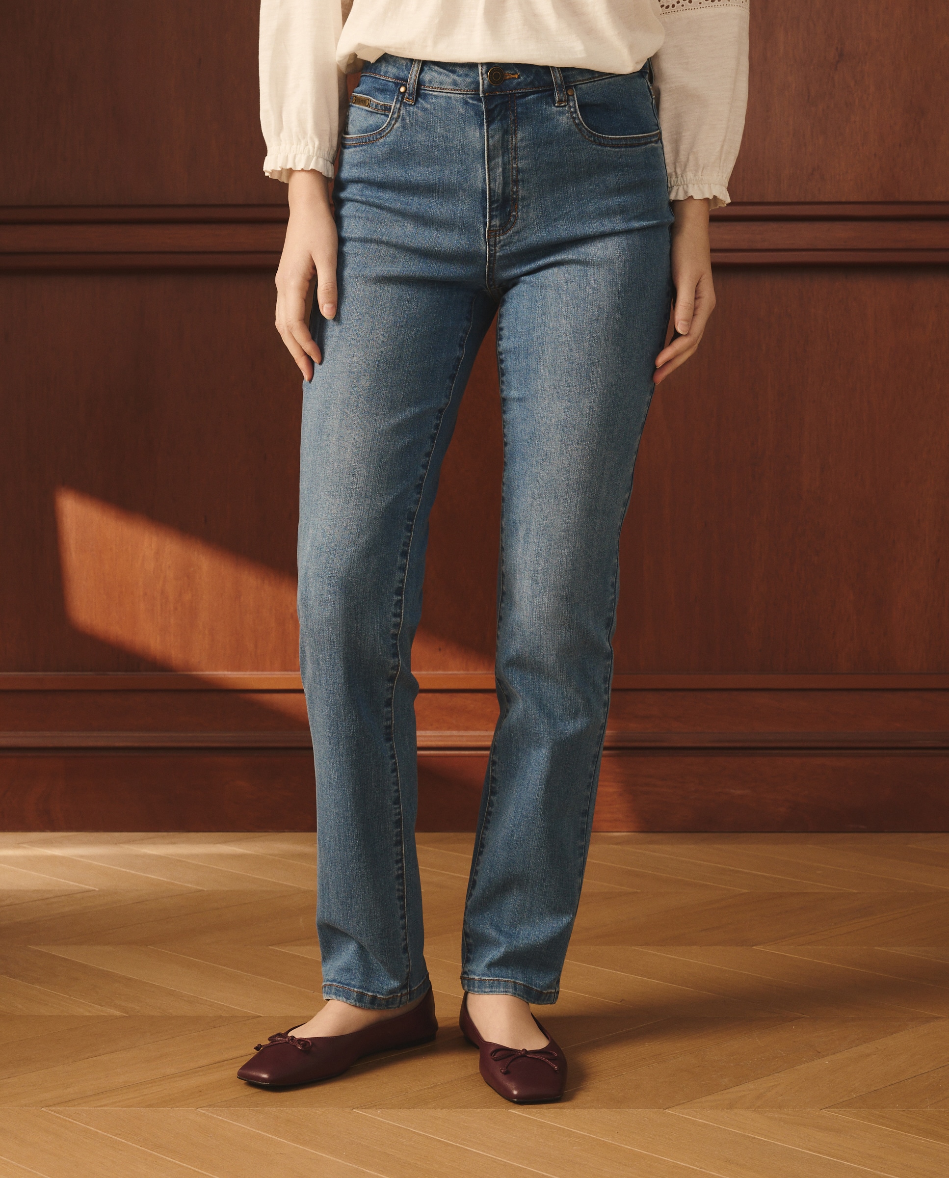 Jeans Semi com Placa Cerúleo-2