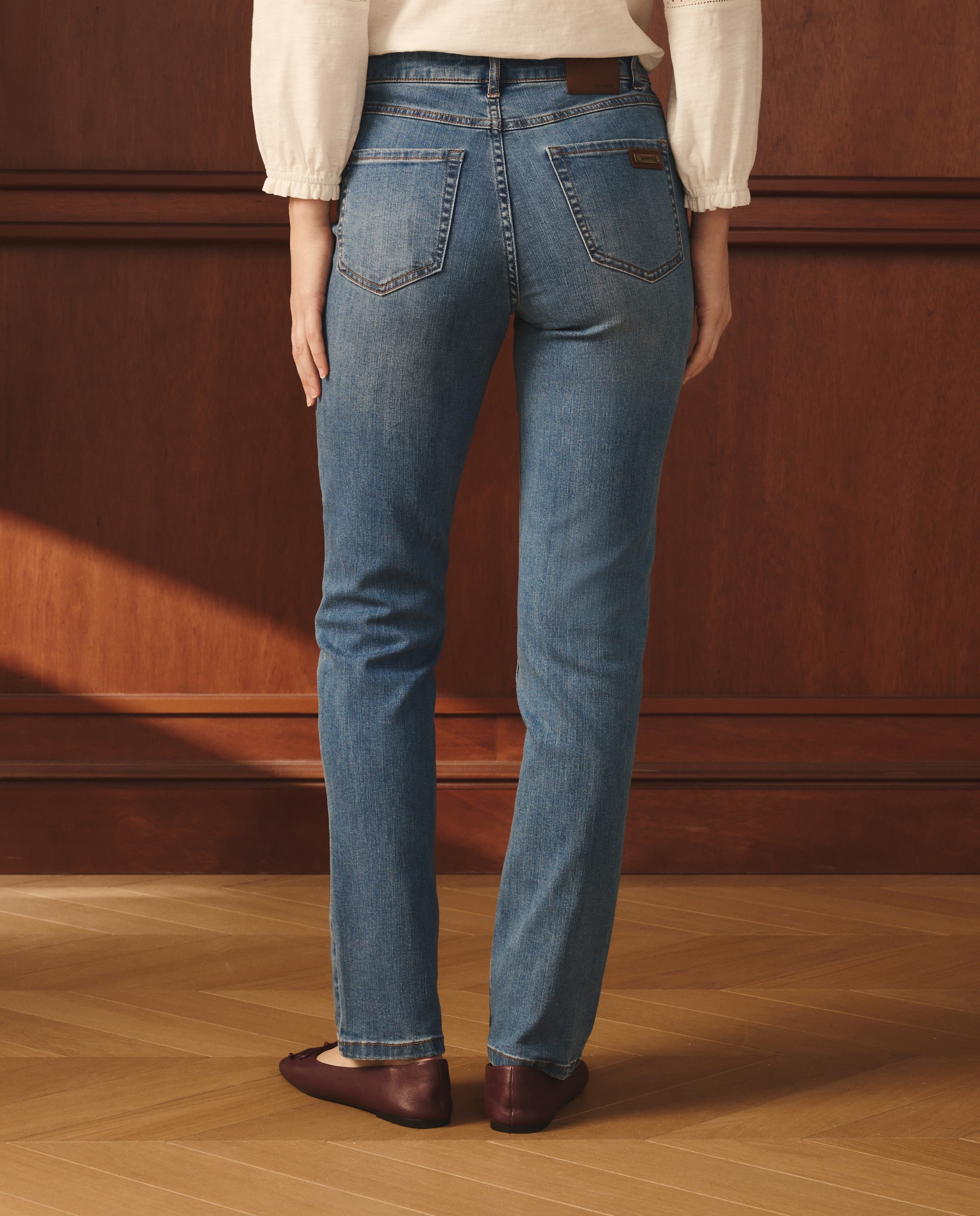 Jeans Semi com Placa Cerúleo-3