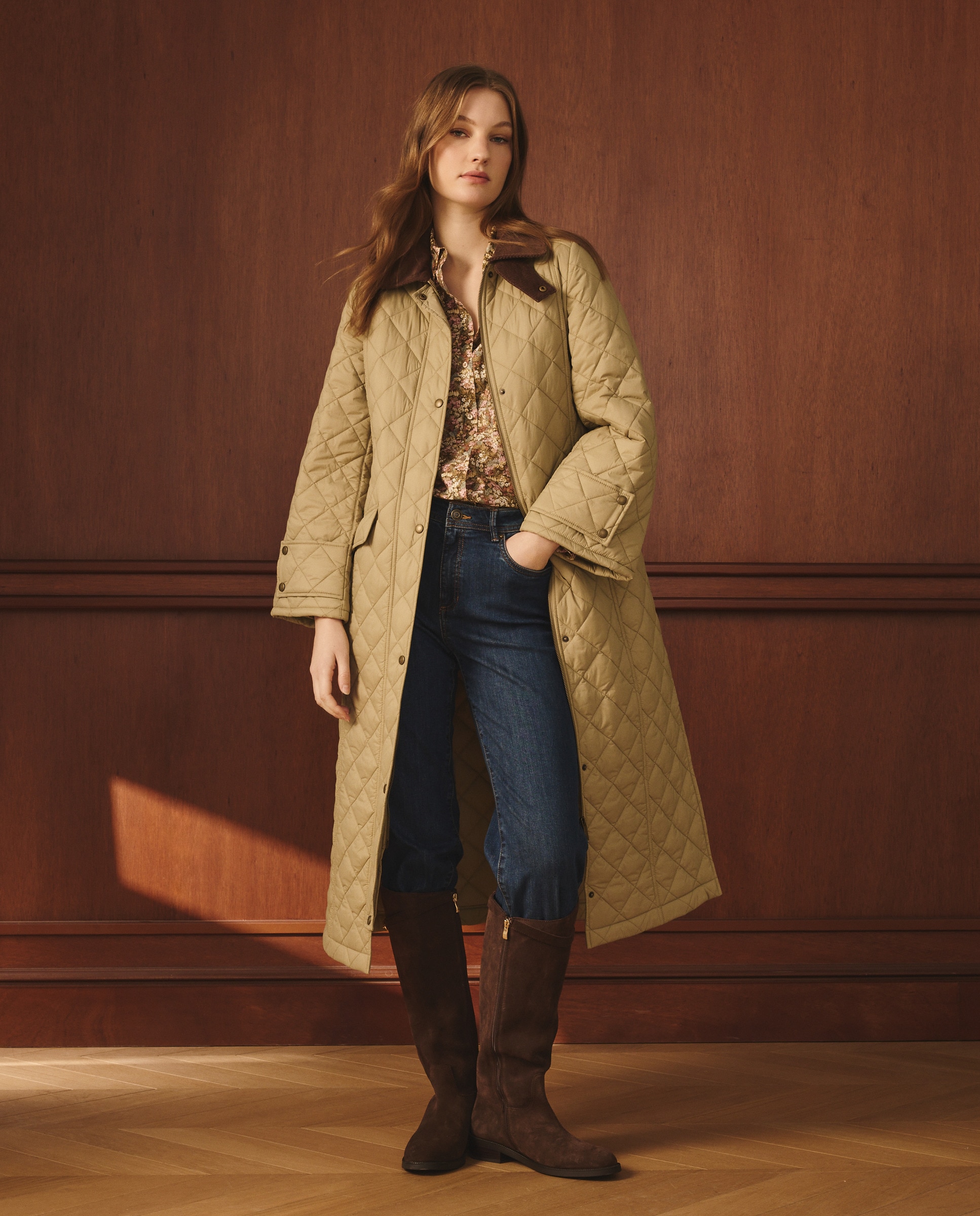 Imagem 0 de Parka Lisa Comprida