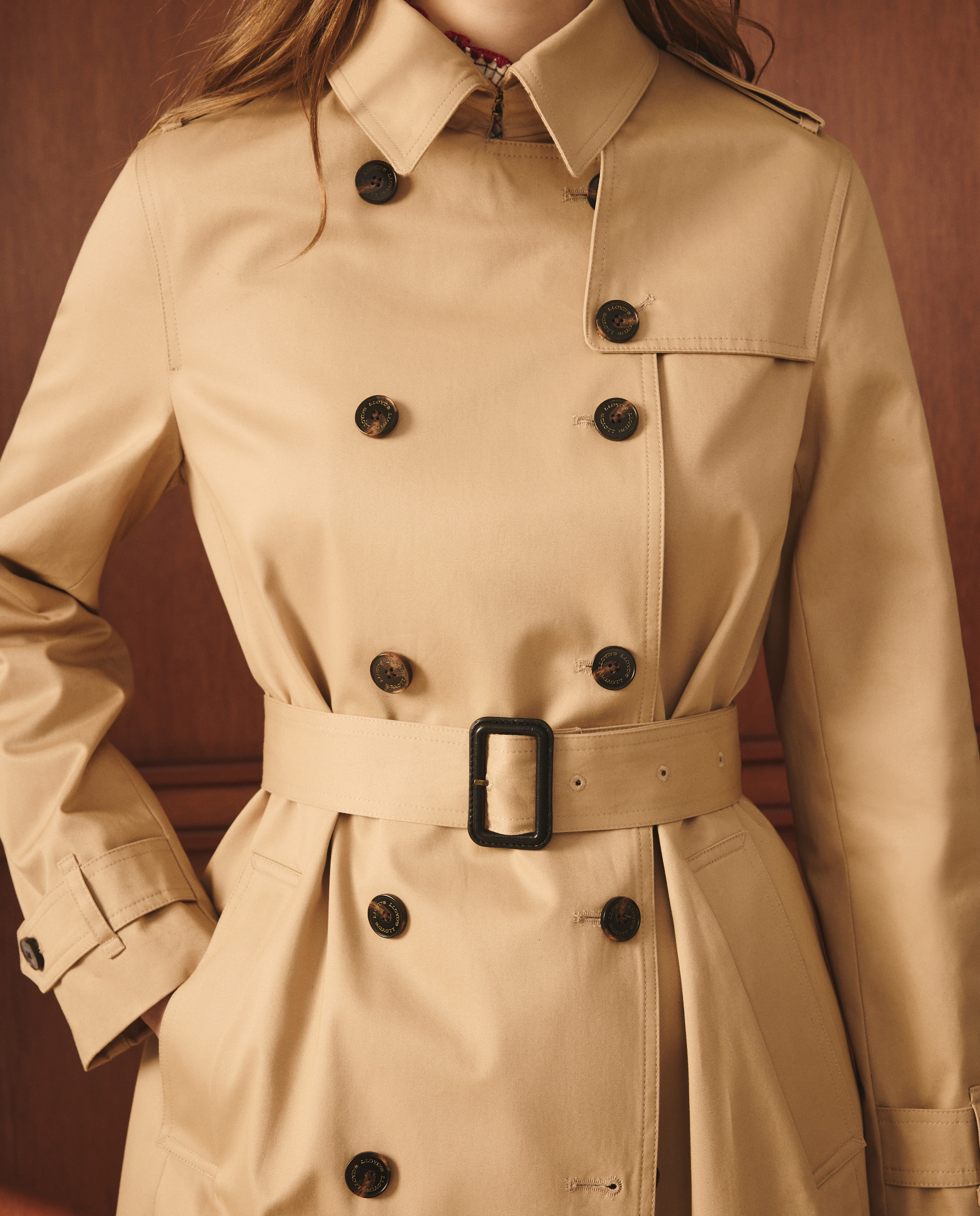 Gabardine Clássica Water Repellent Bege-4