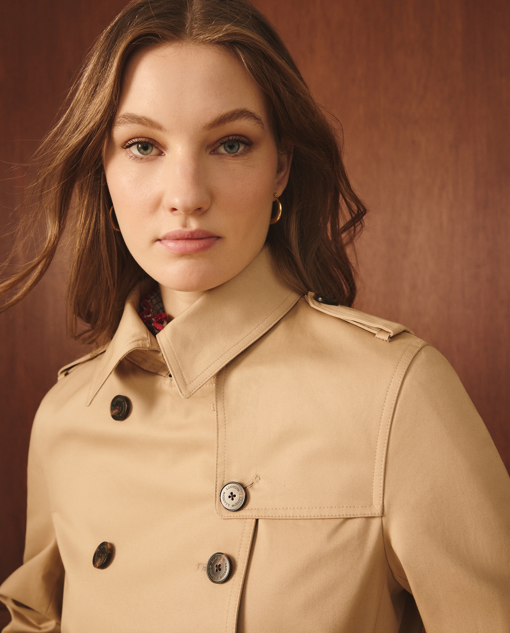 Gabardine Clássica Water Repellent Bege-3