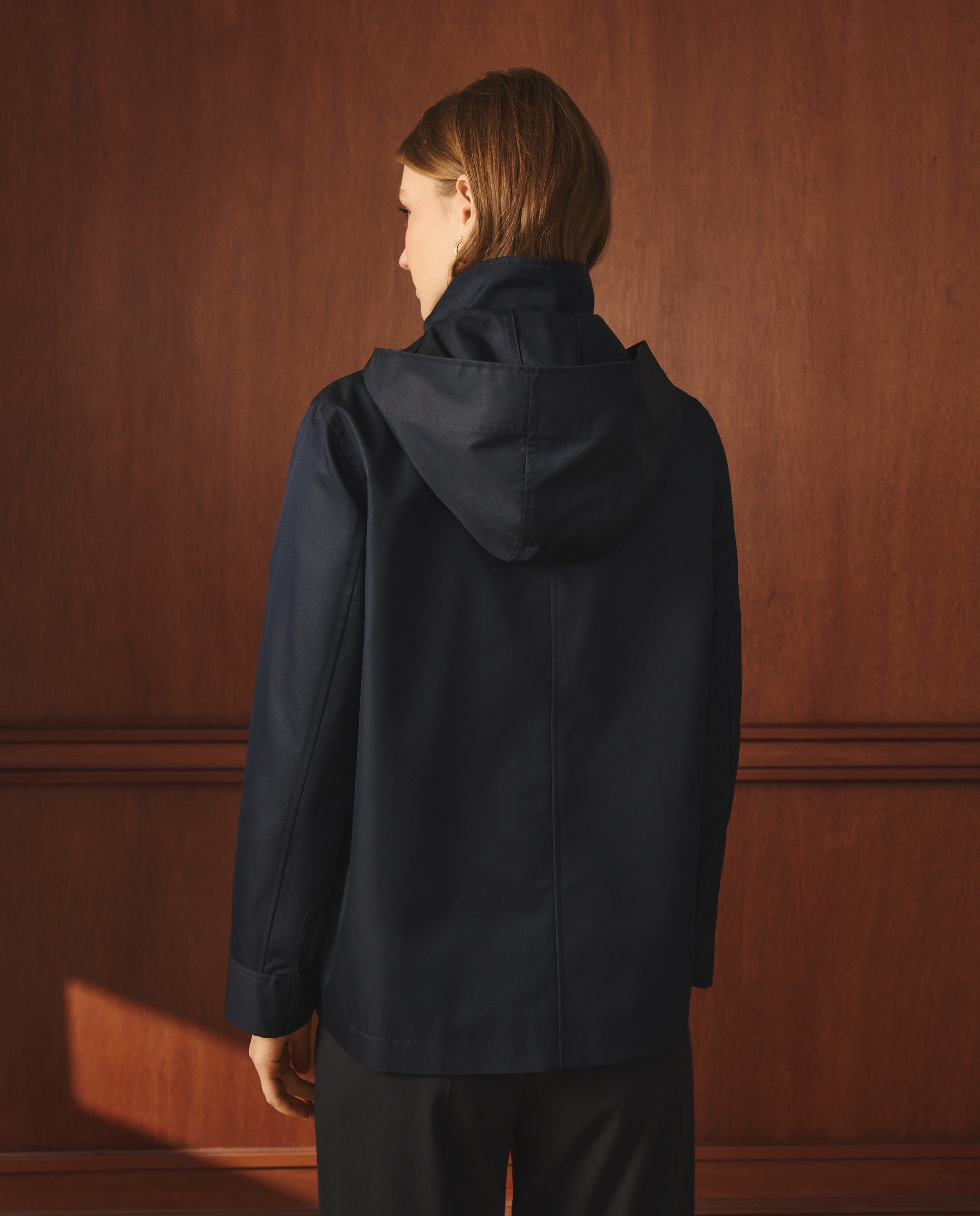 Canadiana Curta com Alamares Azul-marinho-4