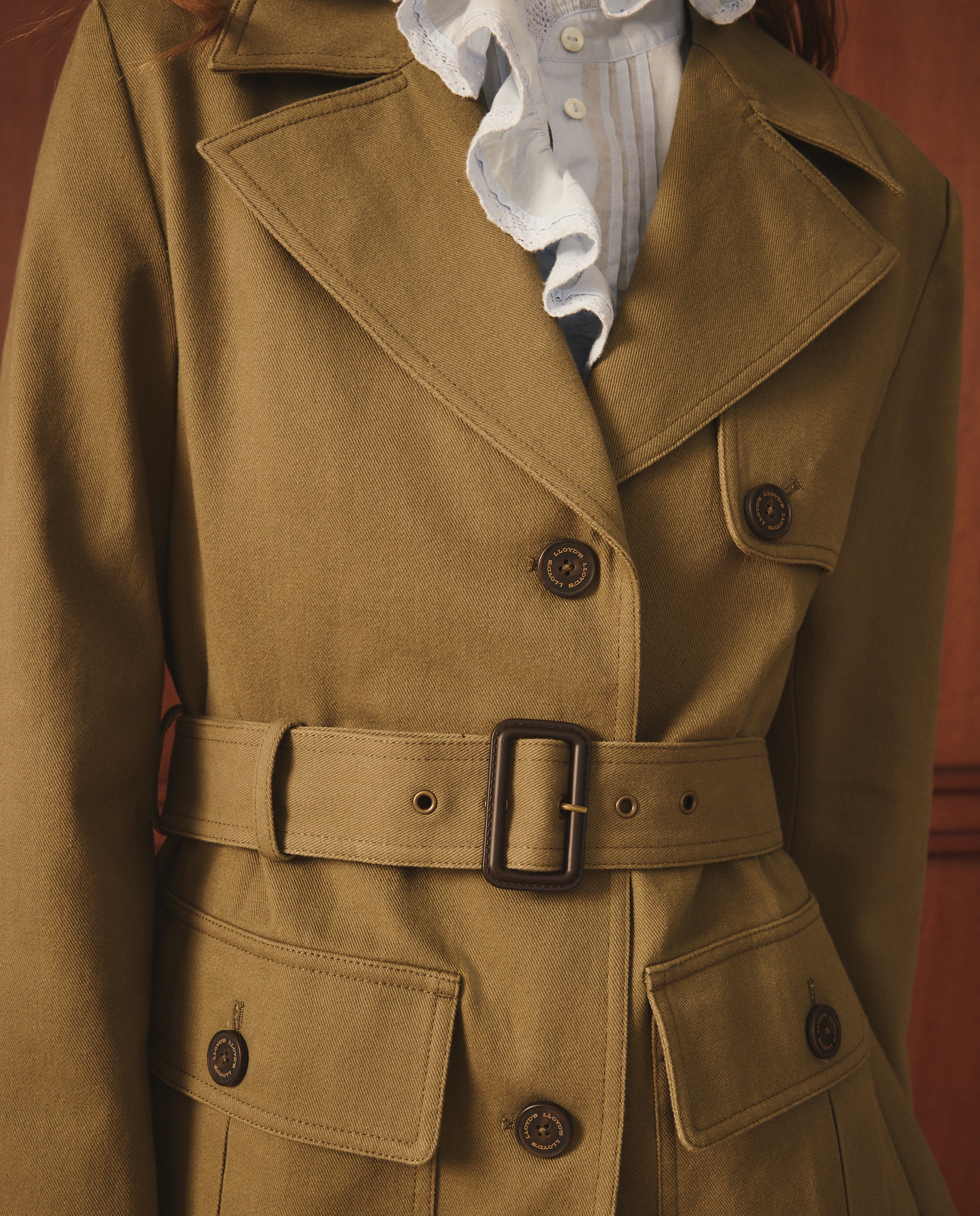 Parka Tipo Casaco Safari 520 Caqui-3