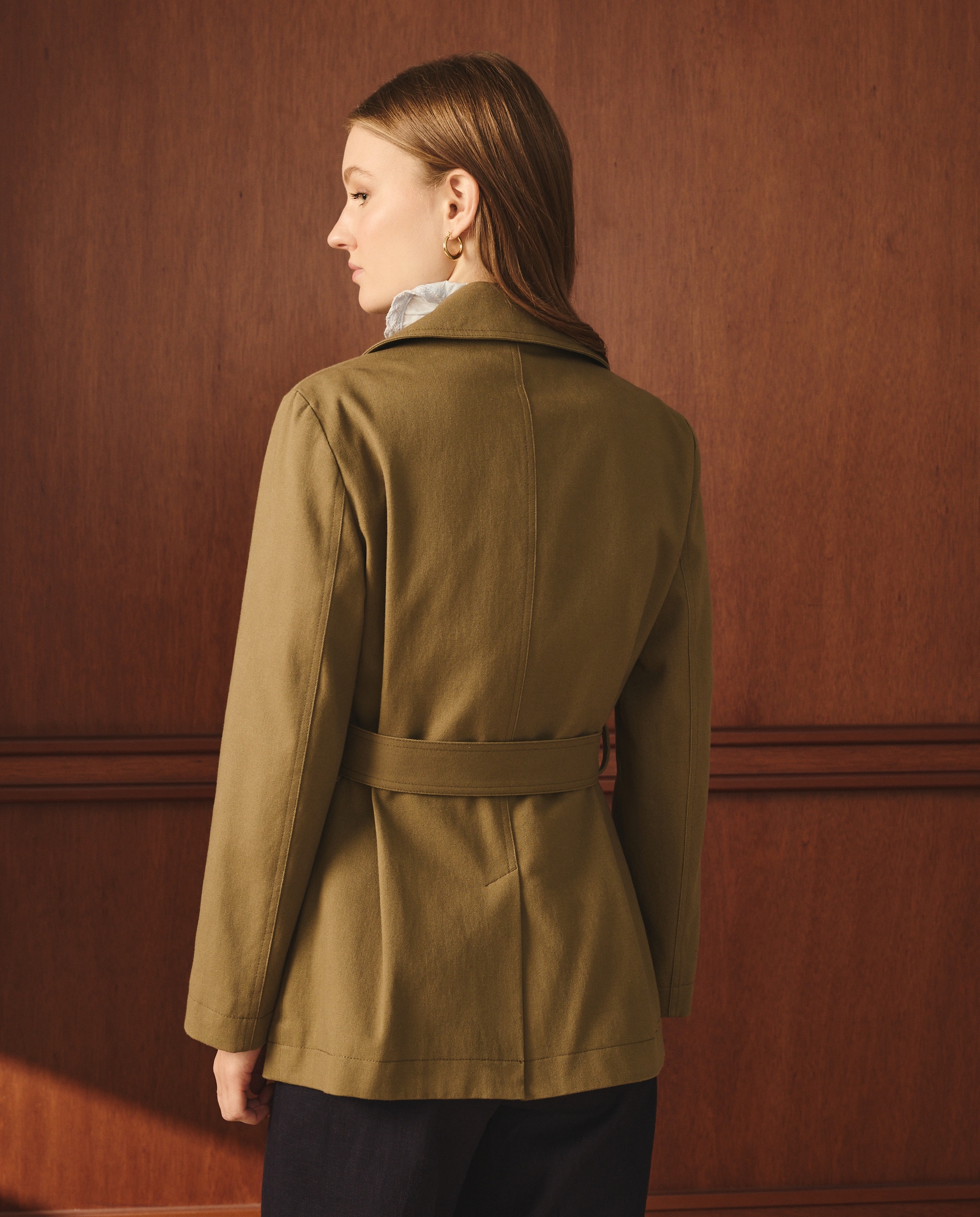 Parka Tipo Casaco Safari 520 Caqui-4