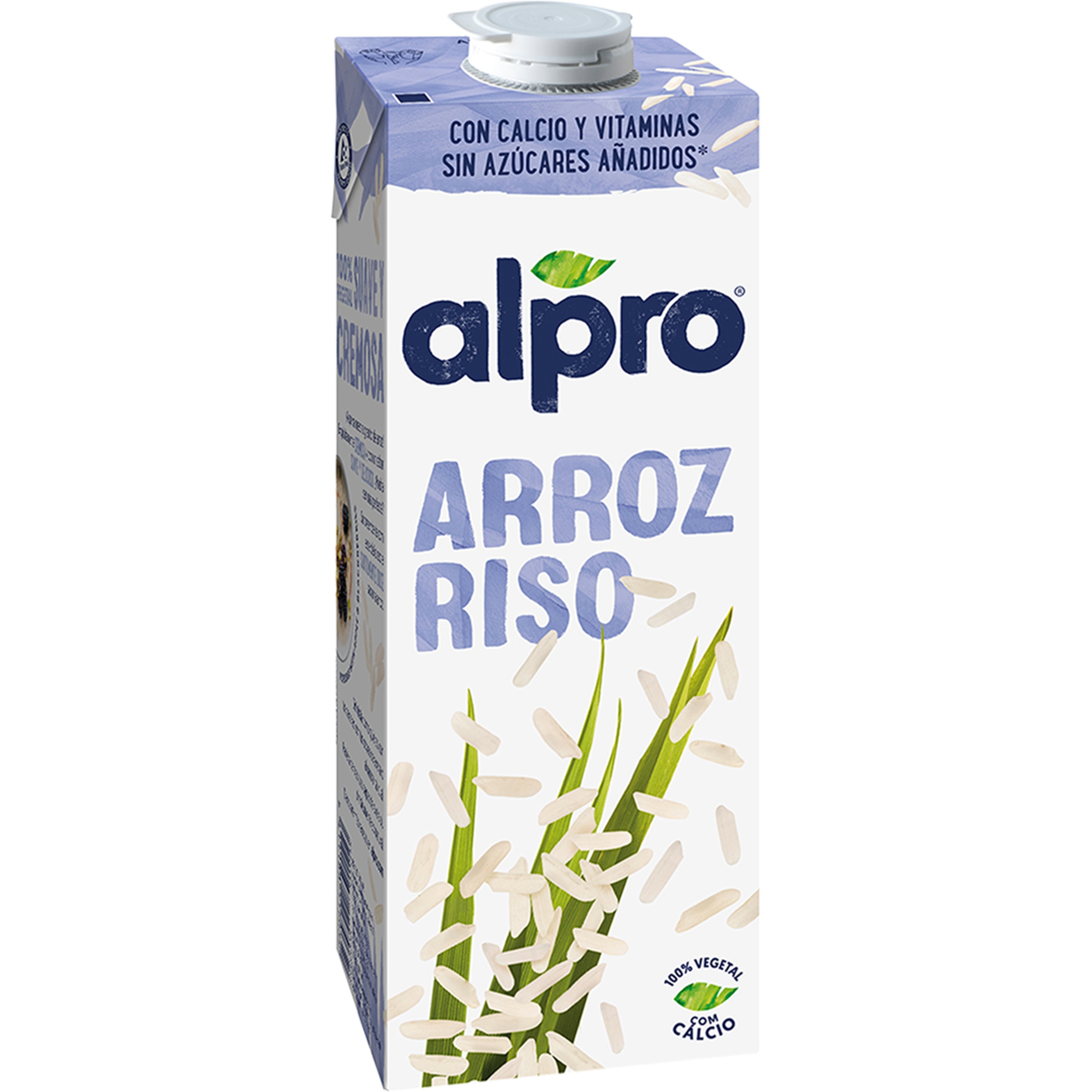 bebida de arroz naturalmente sin lactosa y sin azúcar añadido brik 1 l
