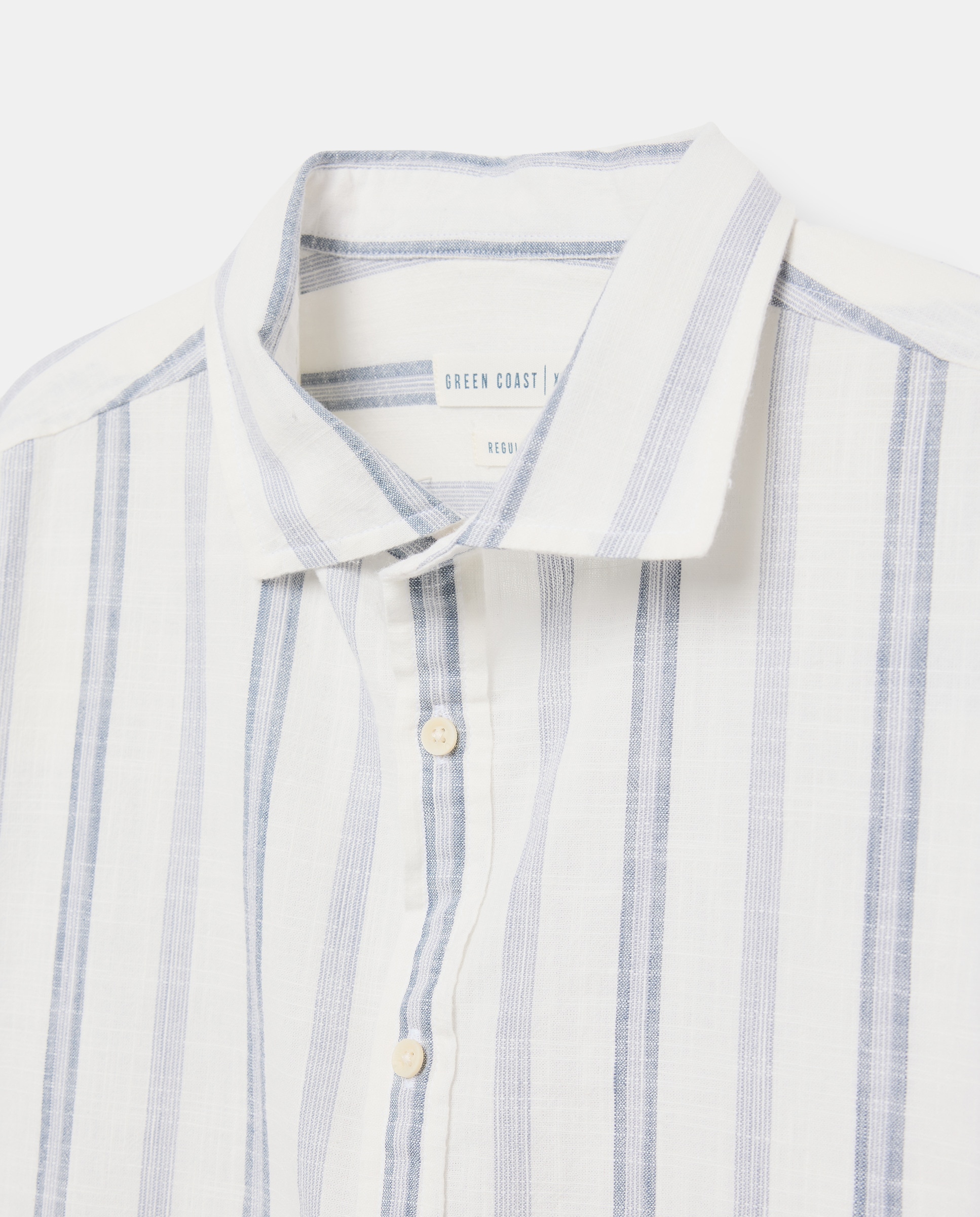 Camisa às Riscas 400 Azul-6